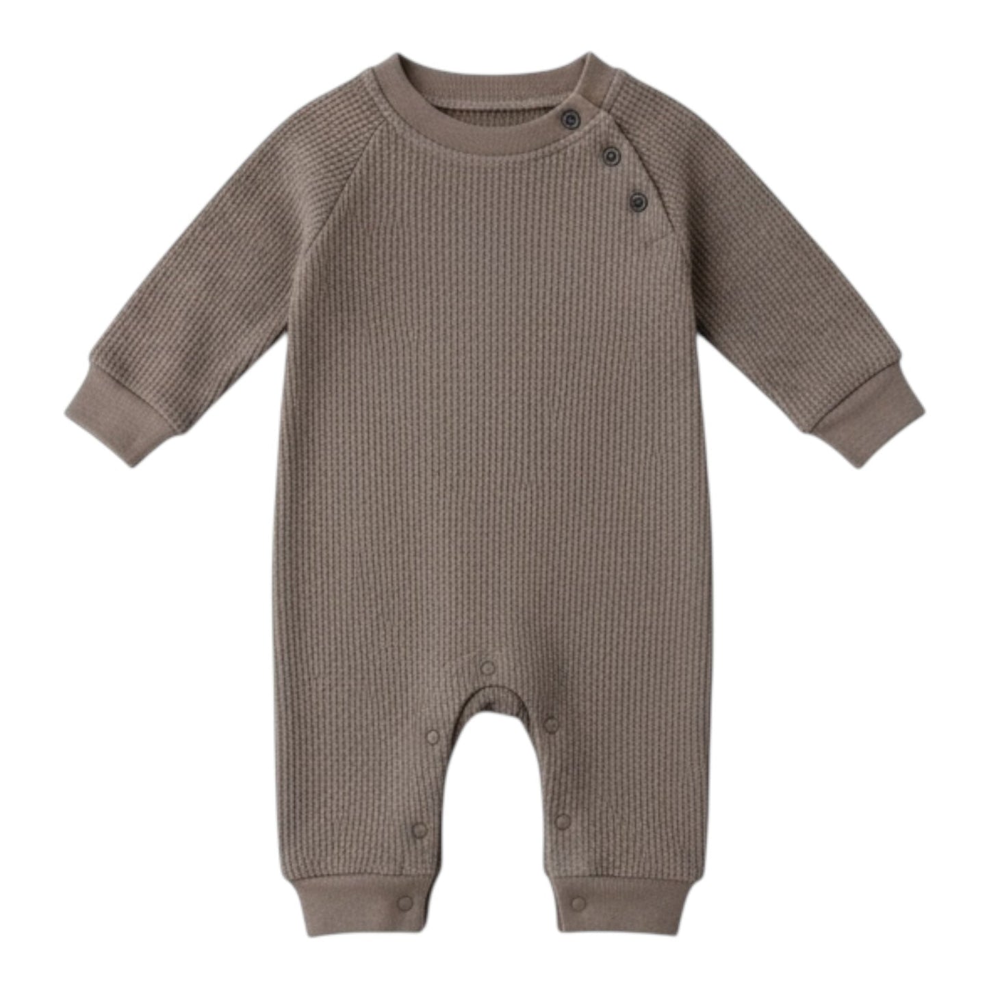 Waffle Long-Sleeve Baby All in One