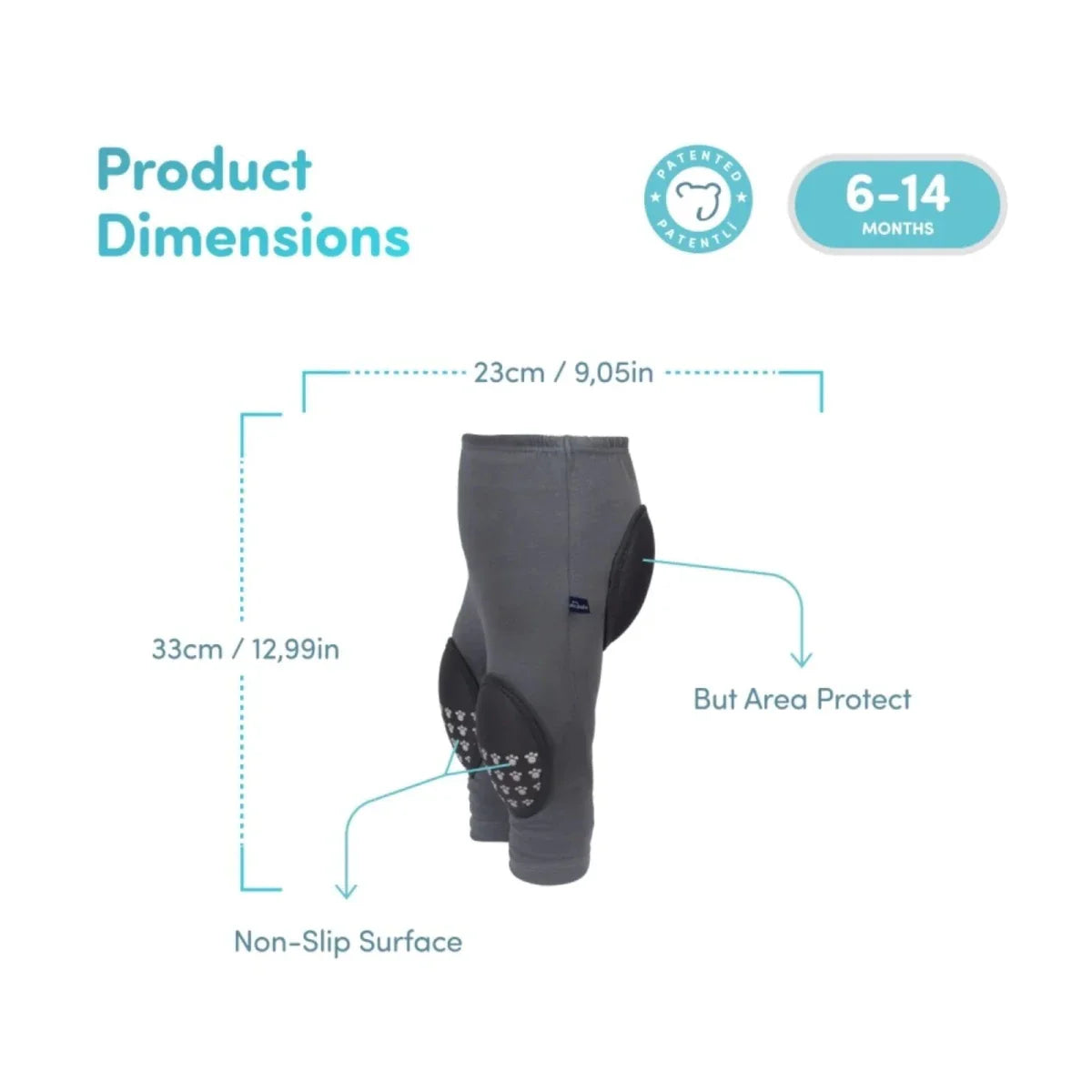 Sevi Bebe Baby First Step Pants 6-14 months