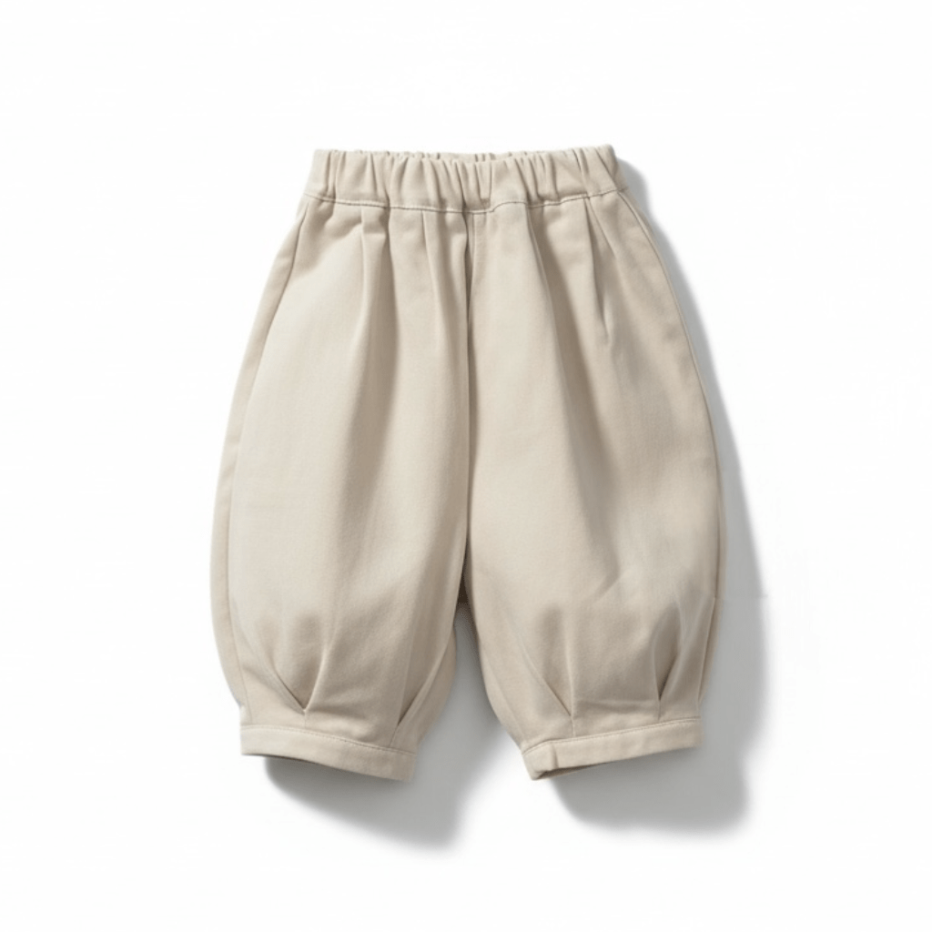 Balloon Cotton Trousers