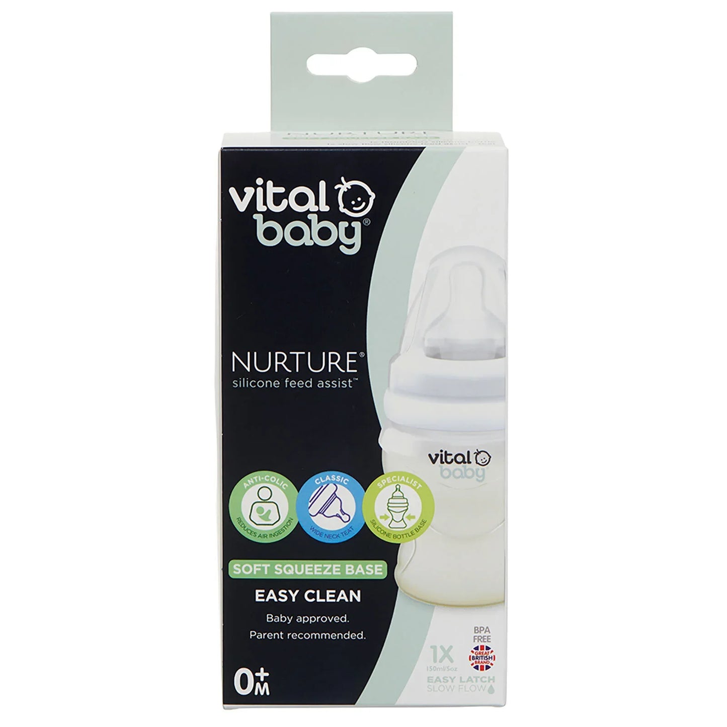 Vital Baby Nurture Silicone Feed Bottle 150ml