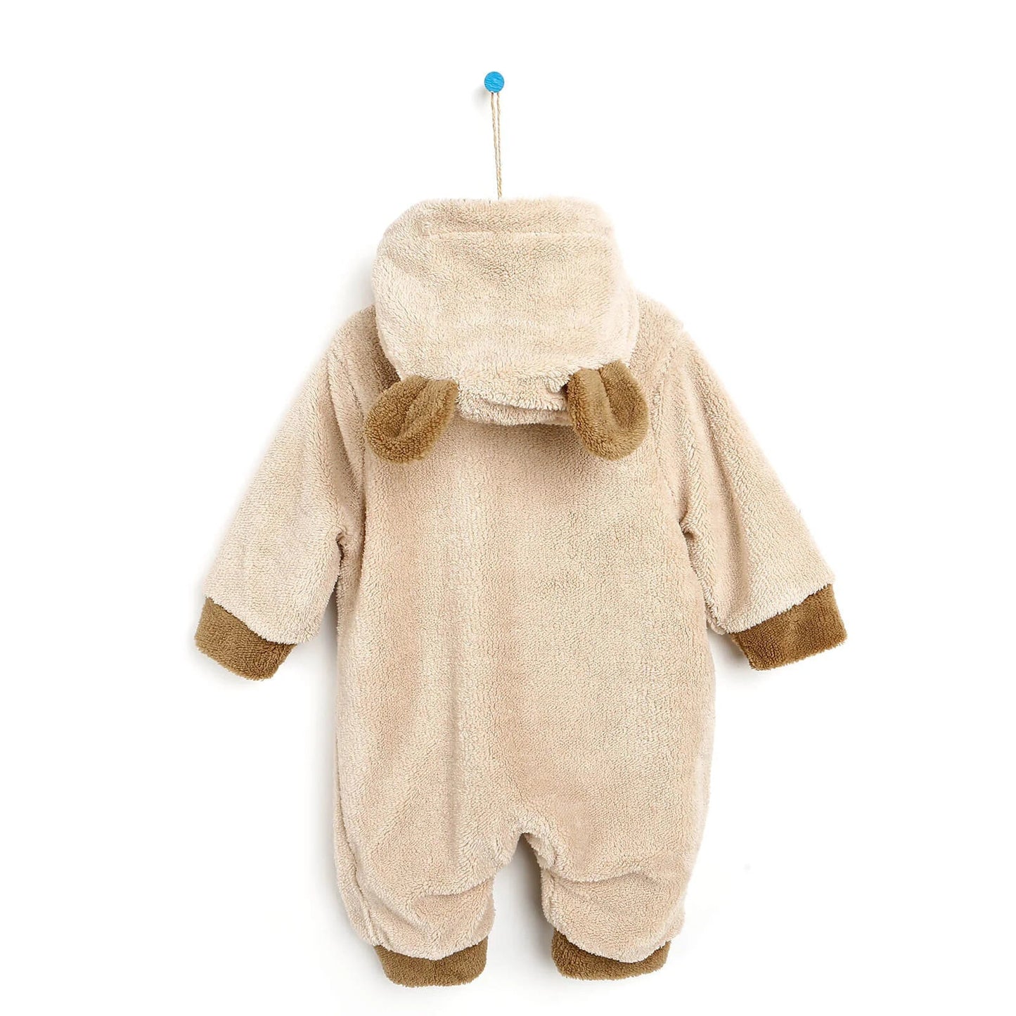 Midimod Newborn Welsoft Jumpsuit - Beige