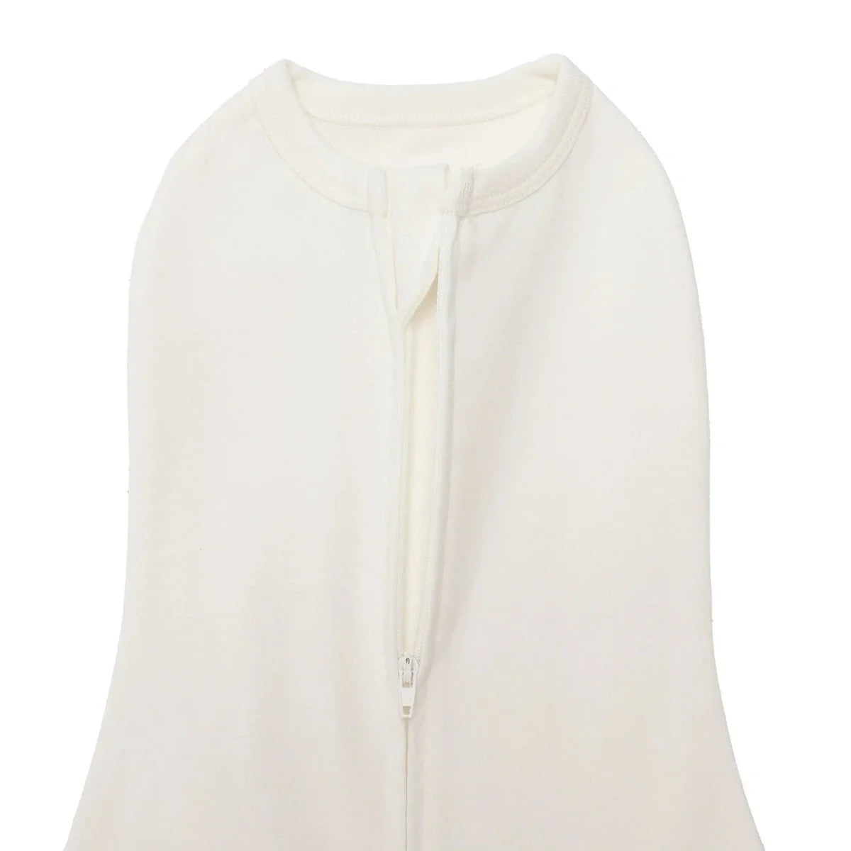 HelloBaby 100% Cotton 0-3 Months Swaddle Wrap Zip Fastening - Ecru