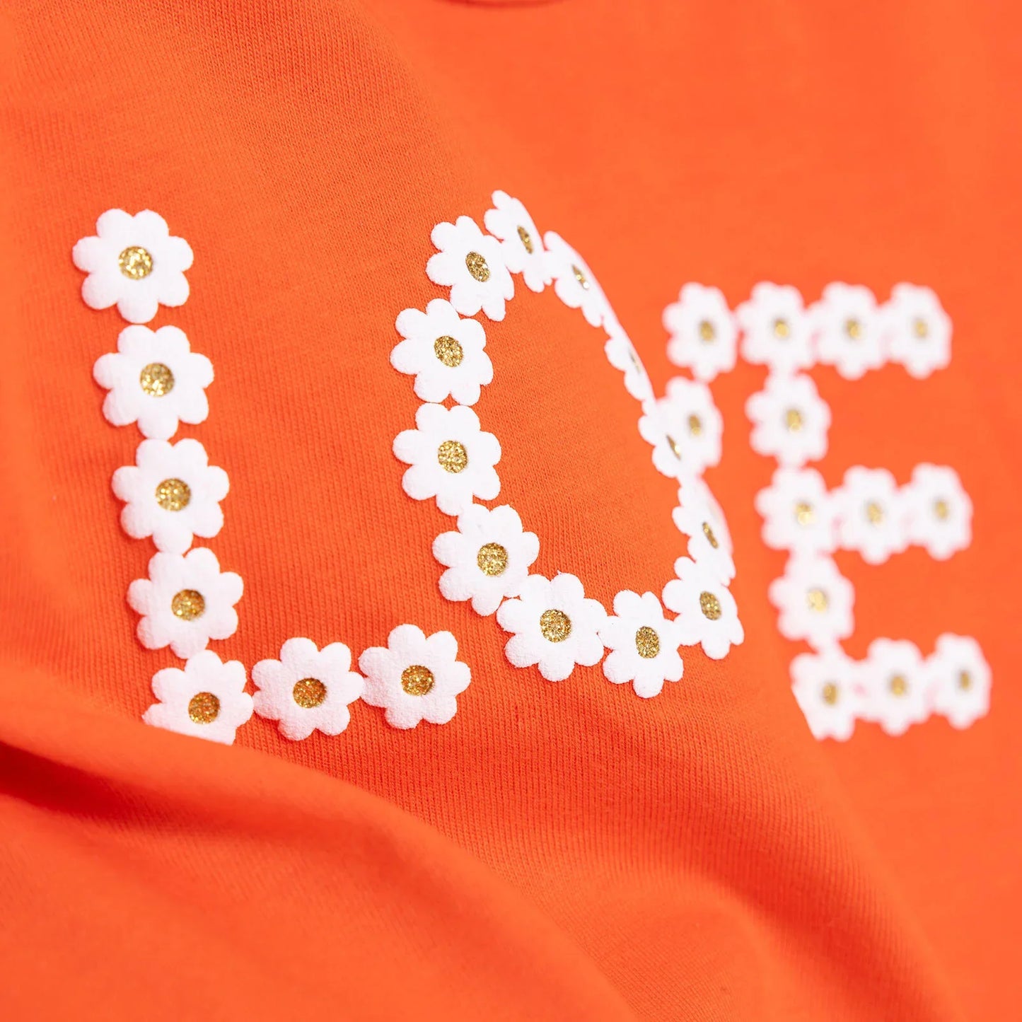 HelloBaby Basic Girl Daisy Patterned T-shirt - Coral