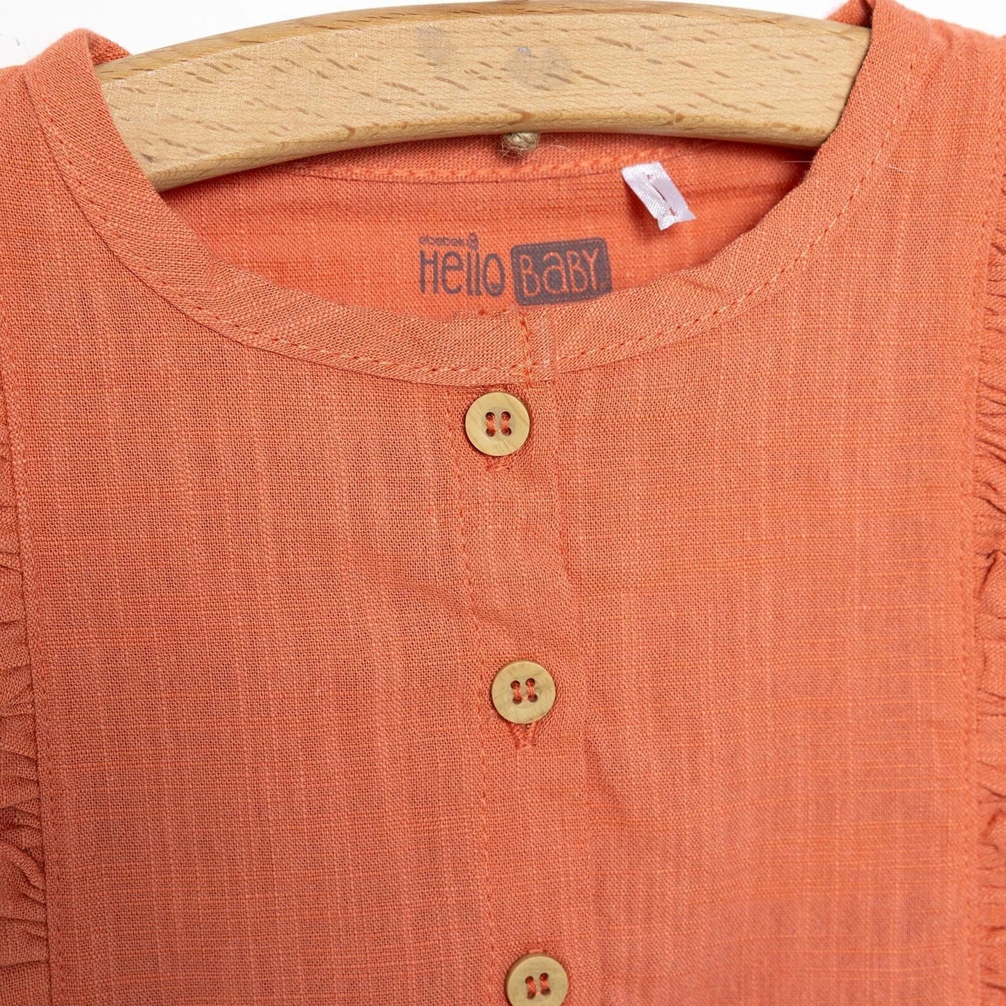 HelloBaby Baby Girl Athlete Bodysuit - Vermilion