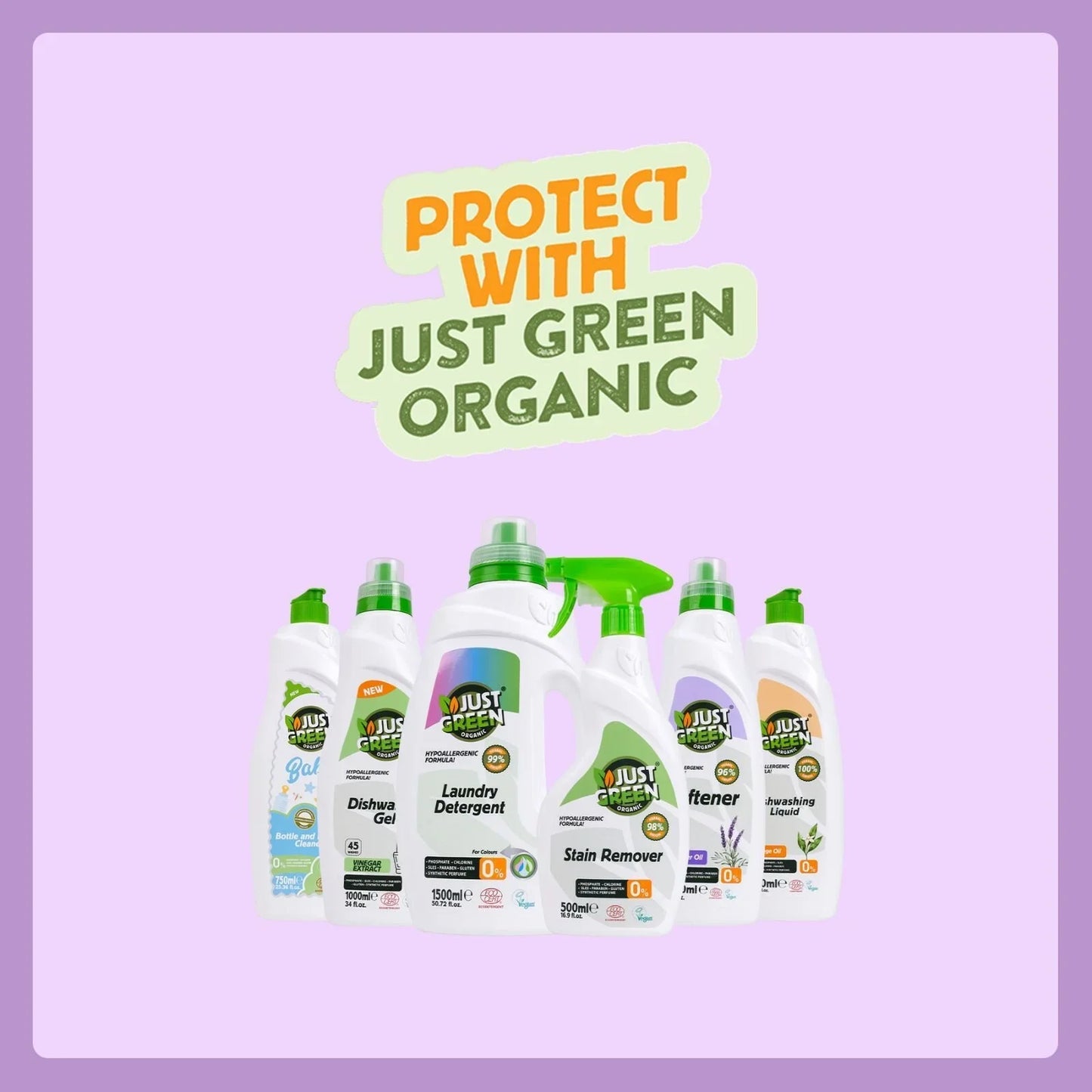 Just Green Organic Baby Laundry Softener 1000ml