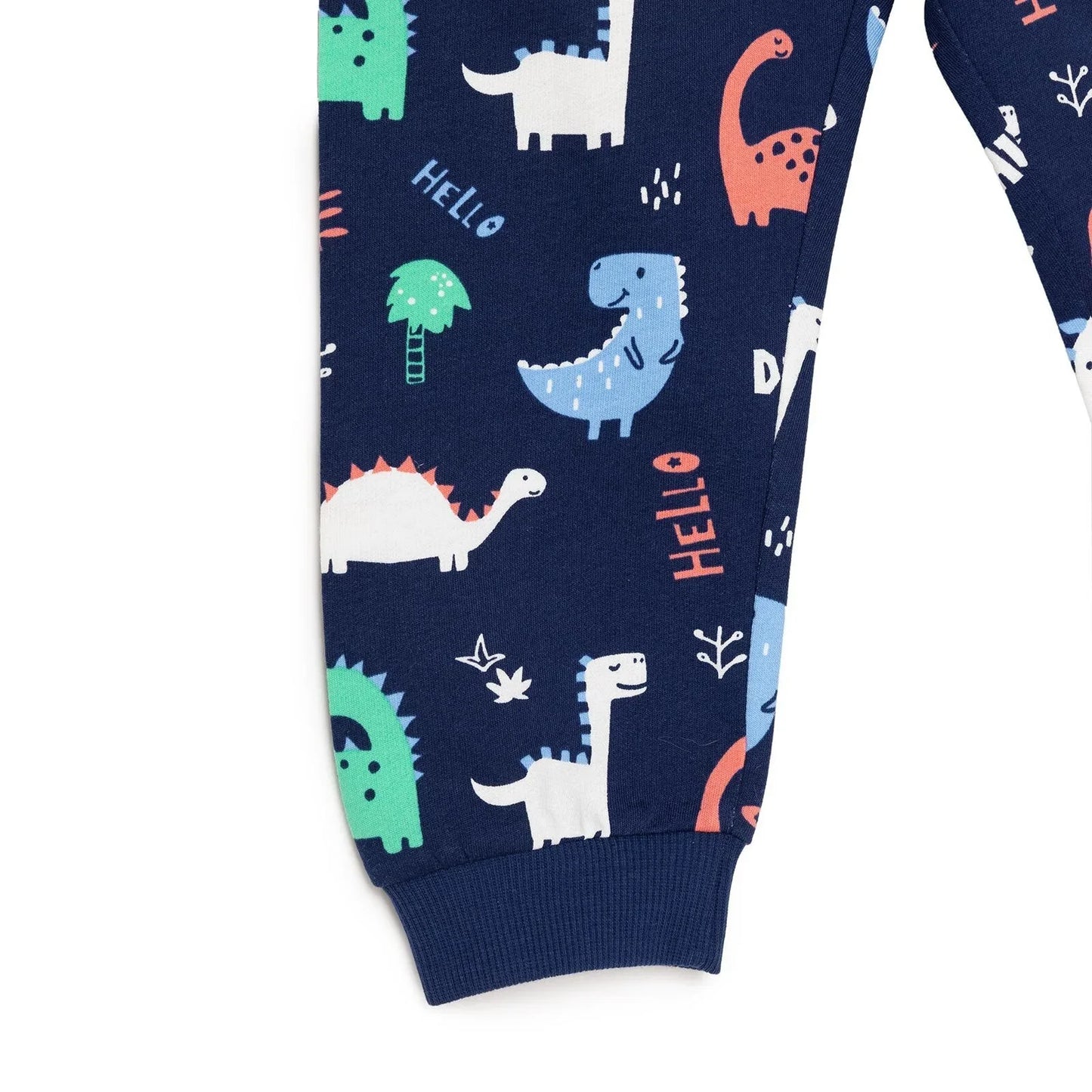 HelloBaby Basic Boy Dinosaur Patterned Jumpsuit - Printed