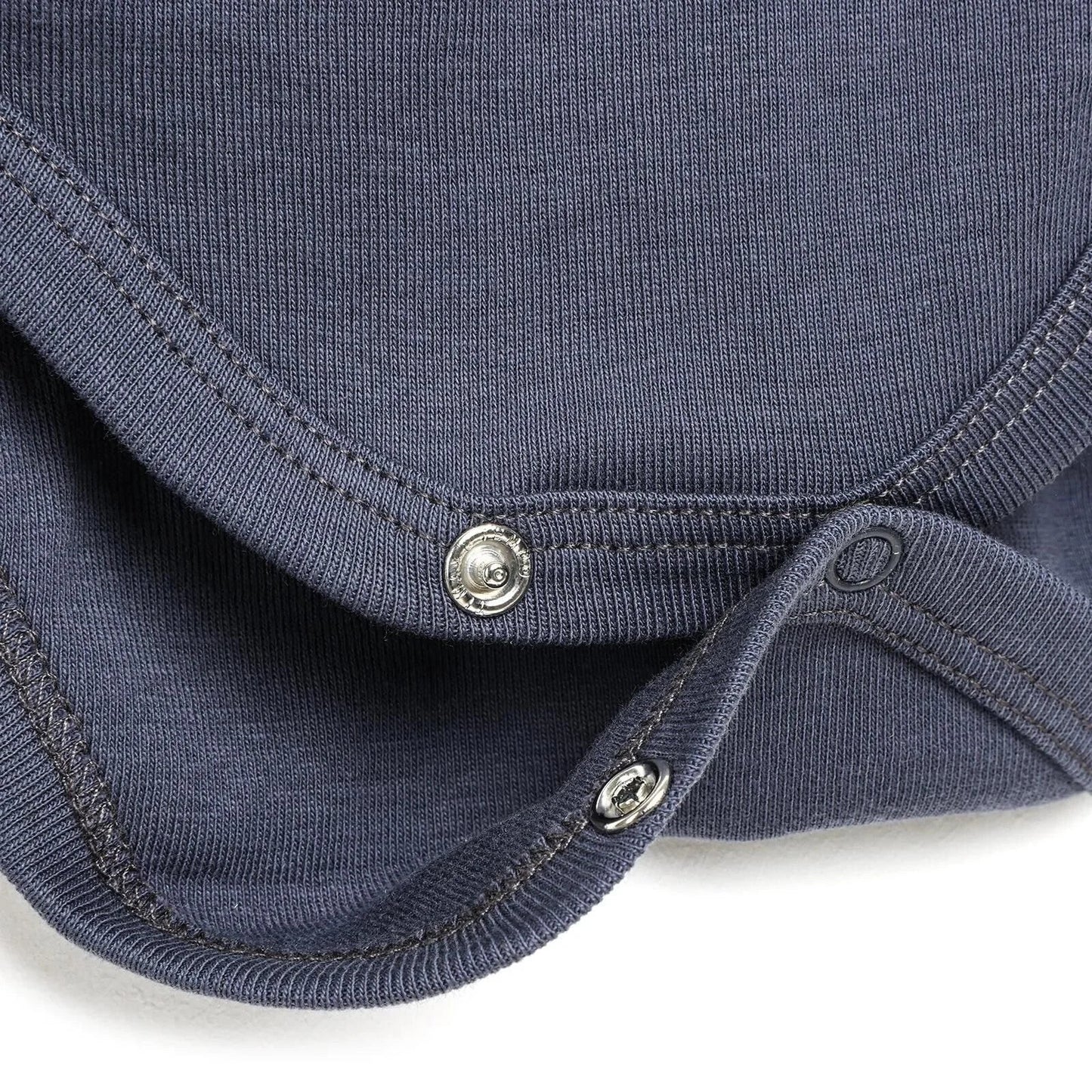 Motherlove Newborn Organic Sleeve Bodysuit - Charcoal