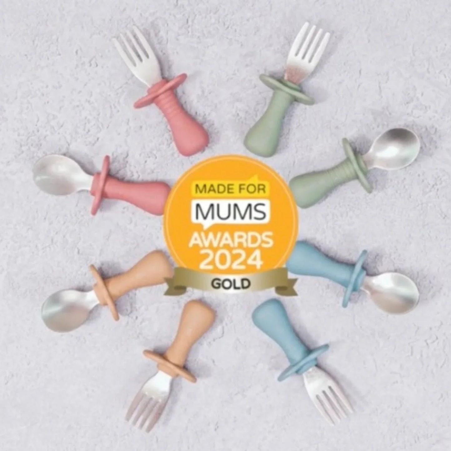 BLW Essentials Toddler Cutlery Set - Sage