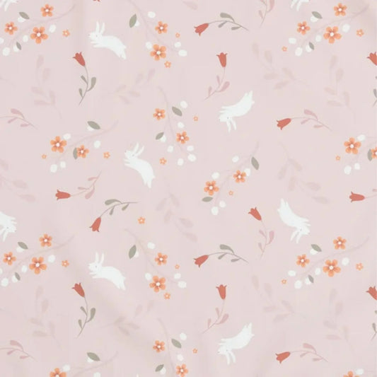 Bibado Long Sleeve Coverall Weaning Bib - Botanical Bunnies