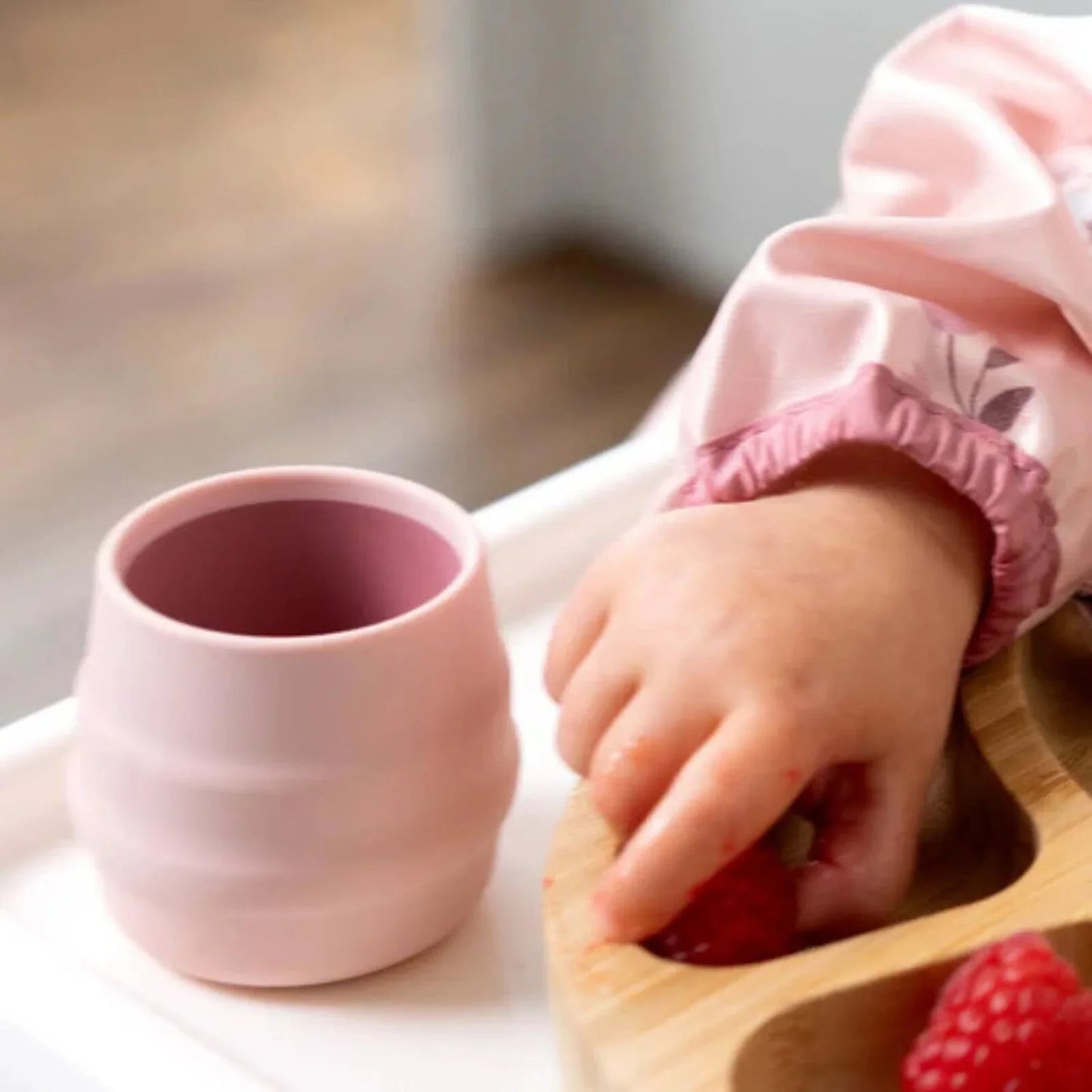 Bibado Sippit Silicone Open Training Cup 6+ months Pack of 2 - Blush