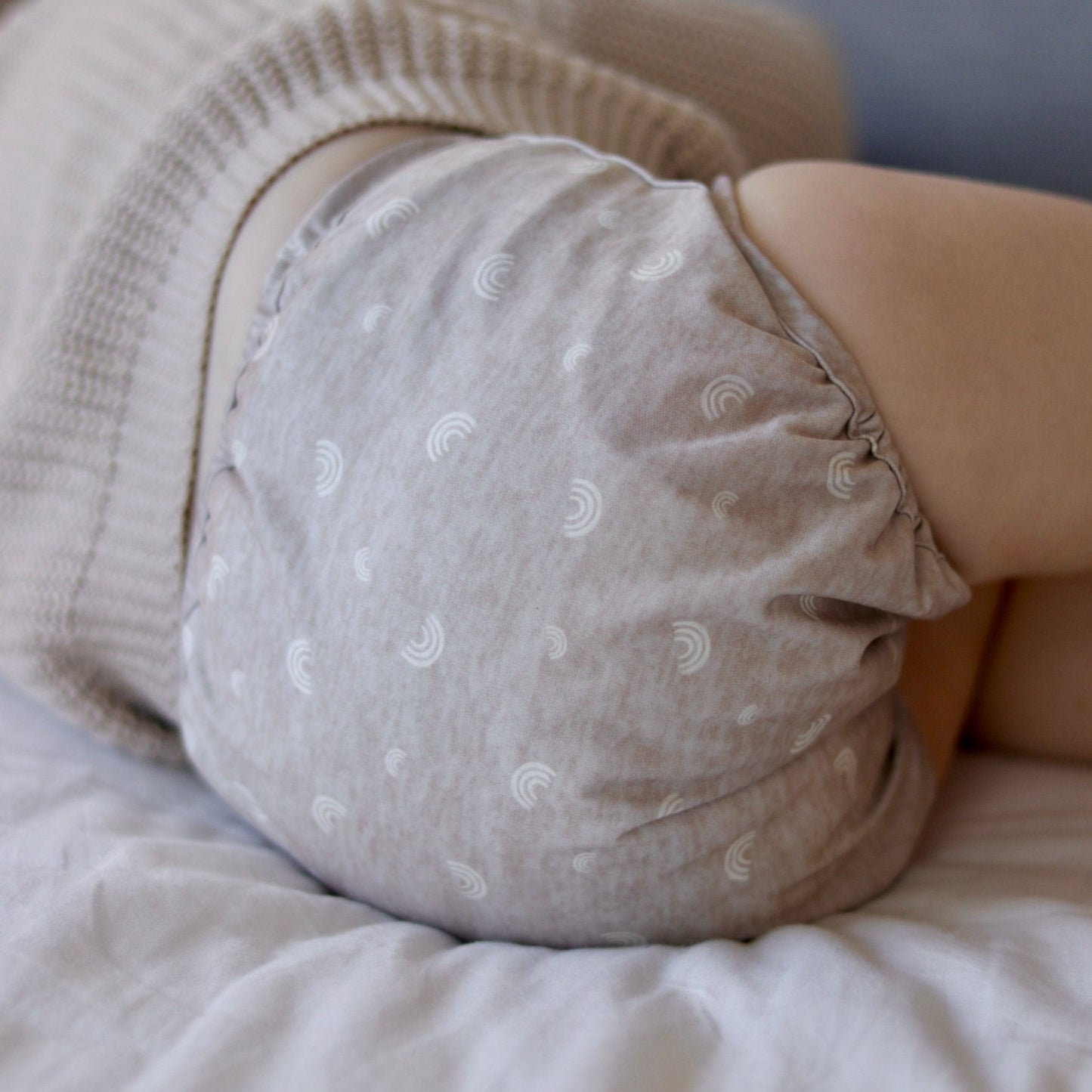 One Size Reusable Cloth Nappy Wrap - Soft Sand