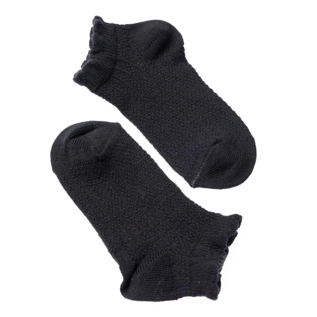 HelloBaby Baby Girl Socks 3 pcs - Black