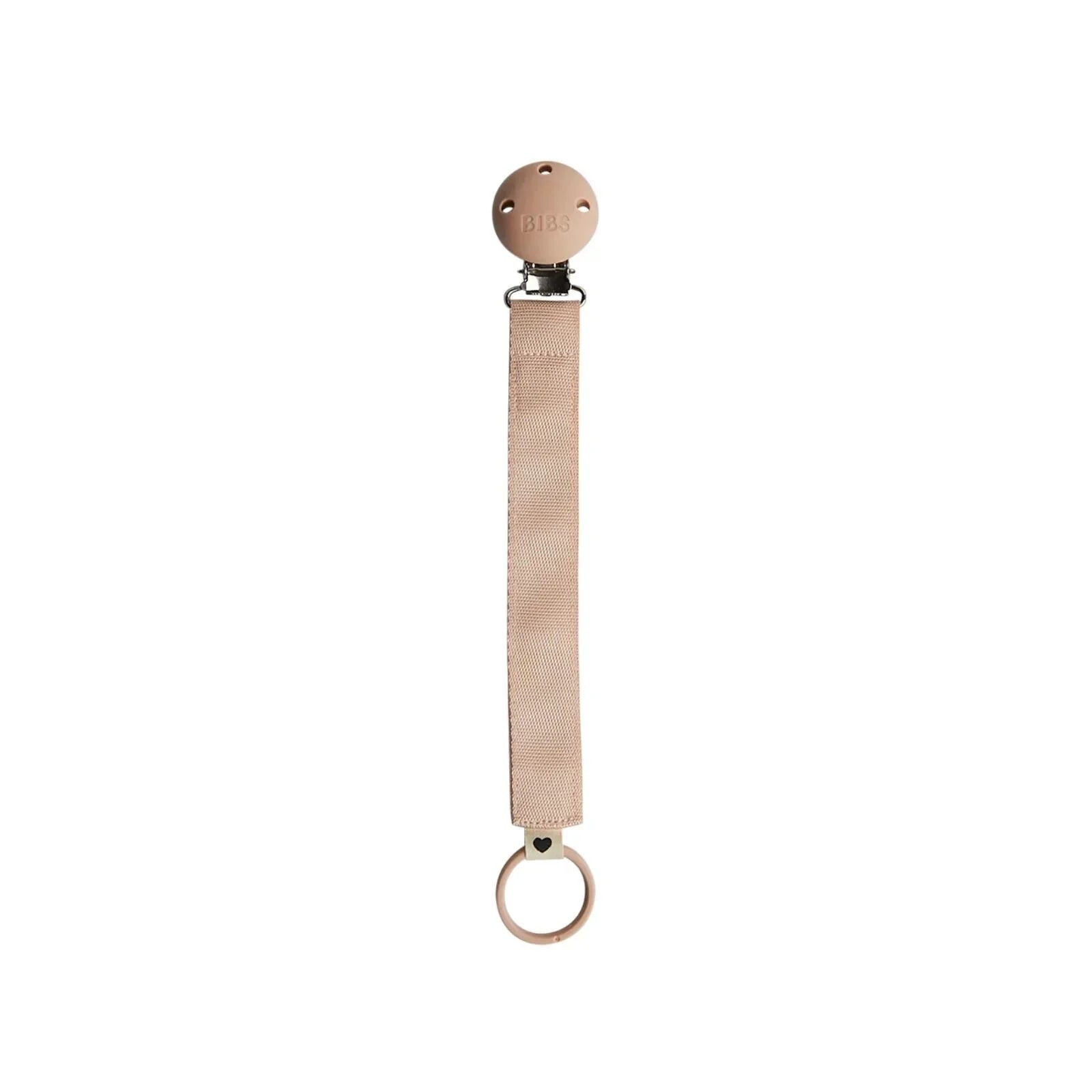BIBS Soother Clip Ribbon - Blush