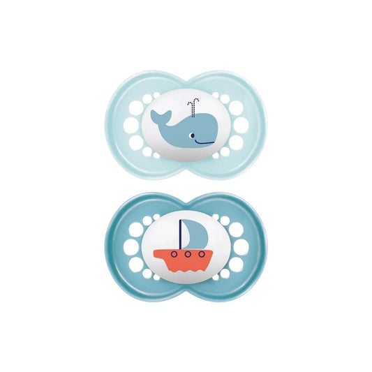 MAM Original Soother 18-36 months Pack of 2 - Blue