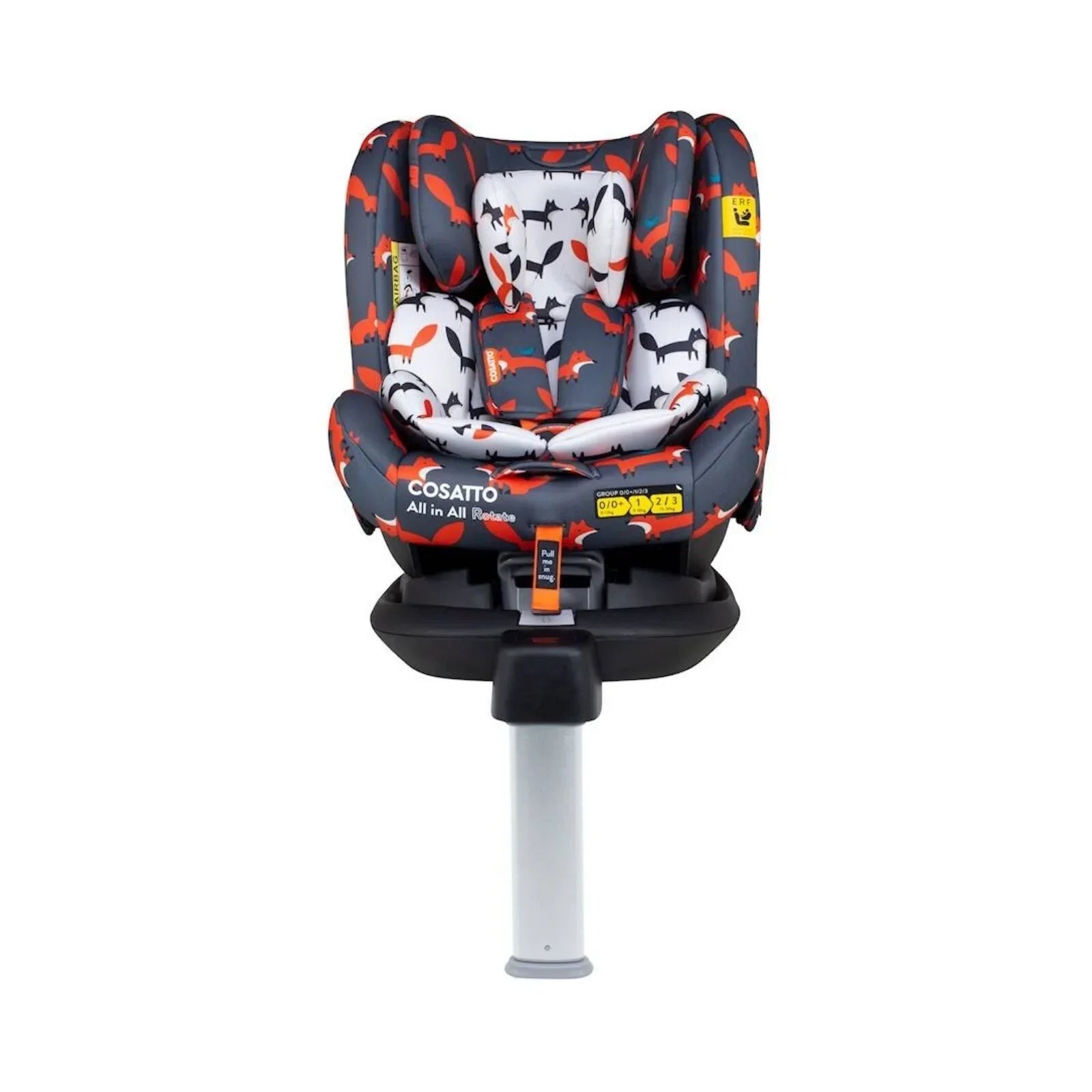 Cosatto All in All 360 Rotate i-Size Car Seat - Charcoal Mister Fox
