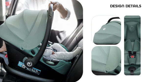 Tutis Elo Lux i-Size Car Seat (Available in Black/Grey/Mint)
