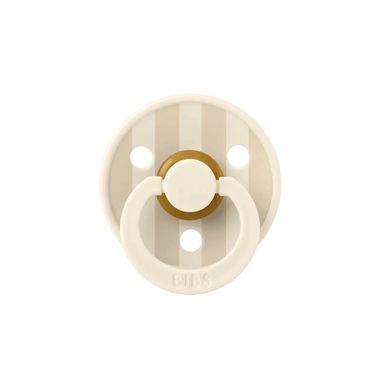 BIBS Pin Latex Soothers 0-6 months Pack of 2 - Ivory & Vanilla