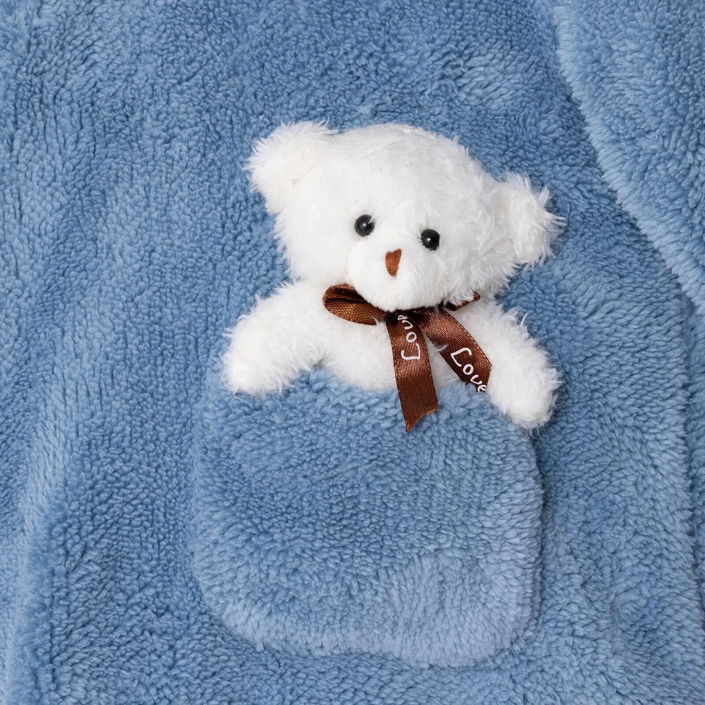 Midimod Newborn Welsoft Footless Jumpsuit - Blue