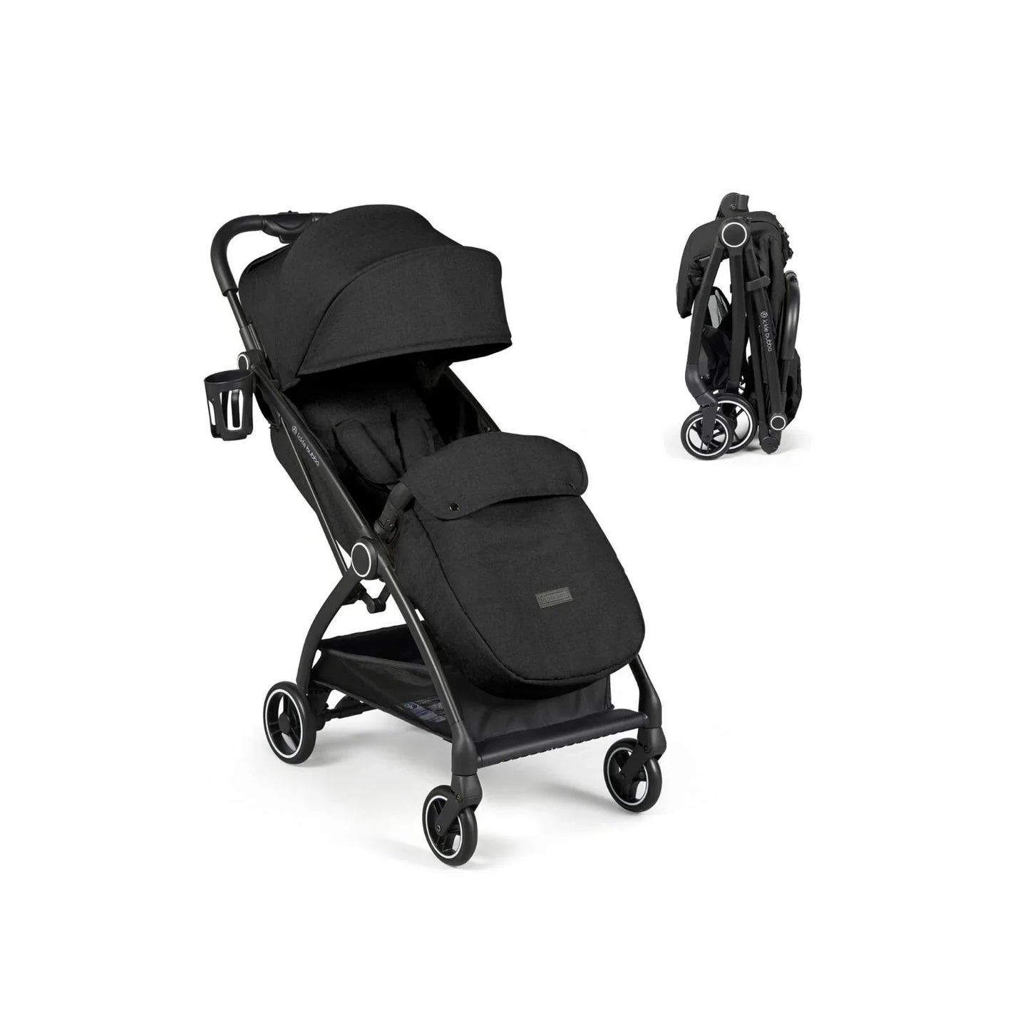 Ickle Bubba Aries Max Autofold Stroller - Black