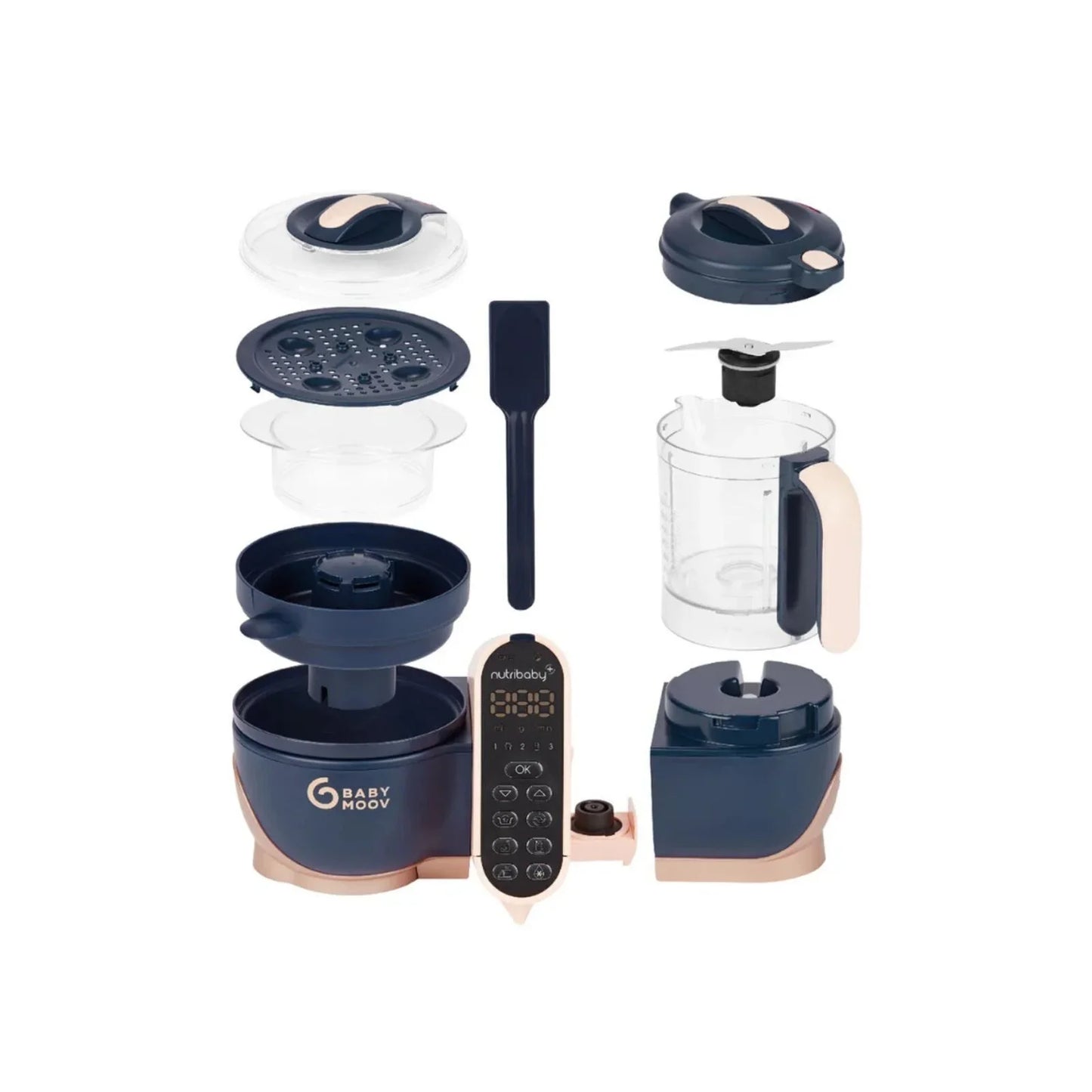 Babymoov Nutribaby Plus XL 5-in-1 Food Prep Machine