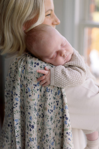 Wildflower Large Swaddle Muslin