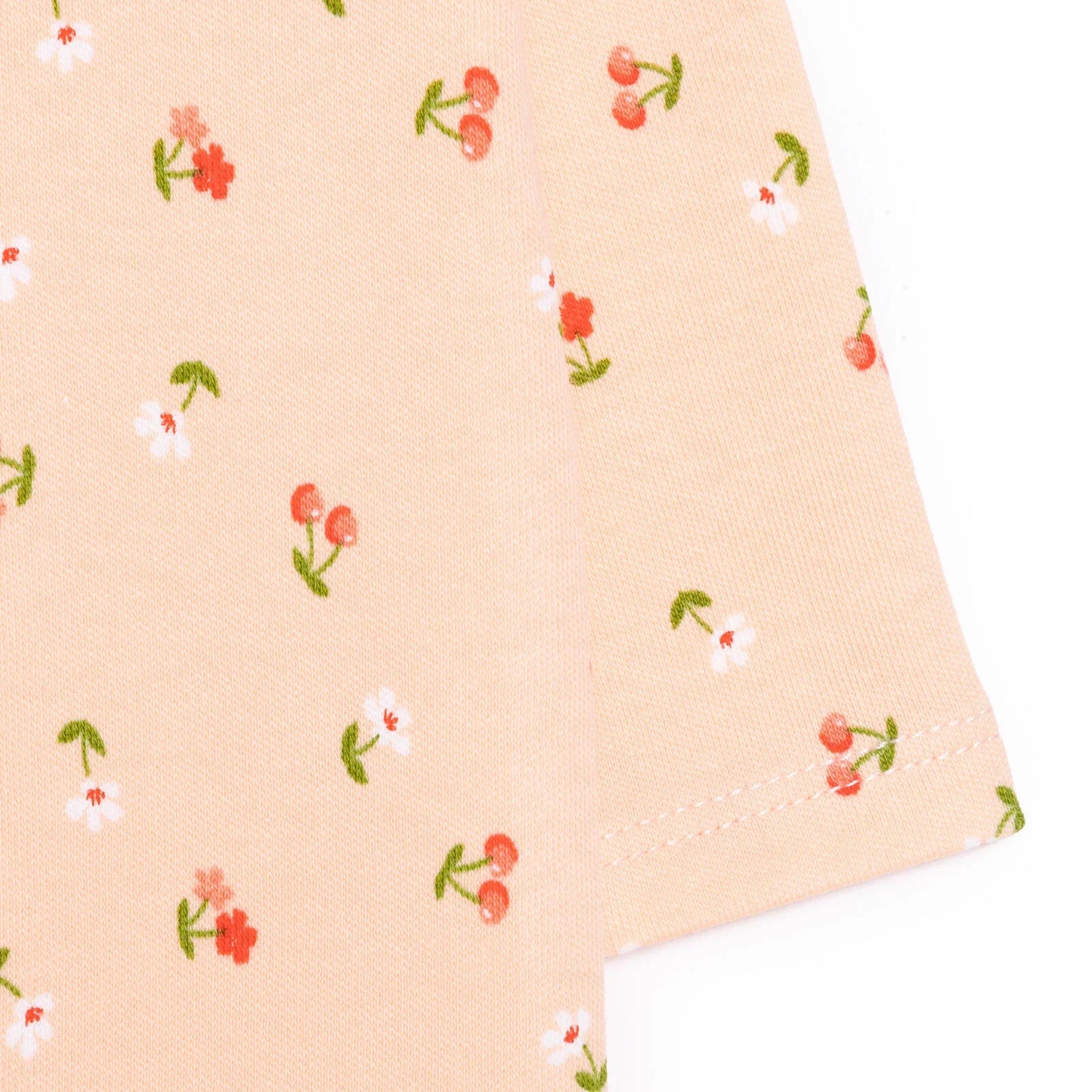 HelloBaby Newborn  Footed Jumpsuit - Salmon