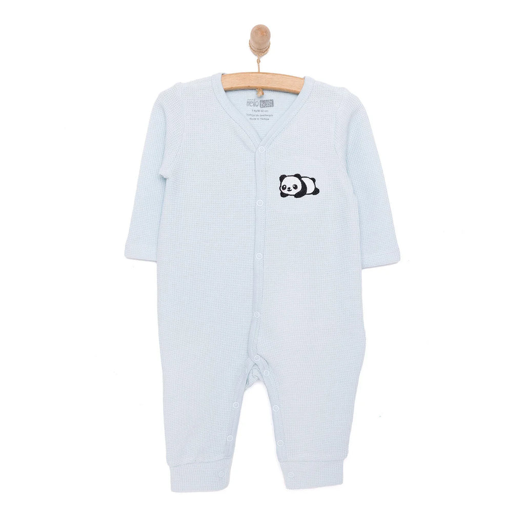 HelloBaby Newborn Baby Boy Jumpsuit - Light Blue