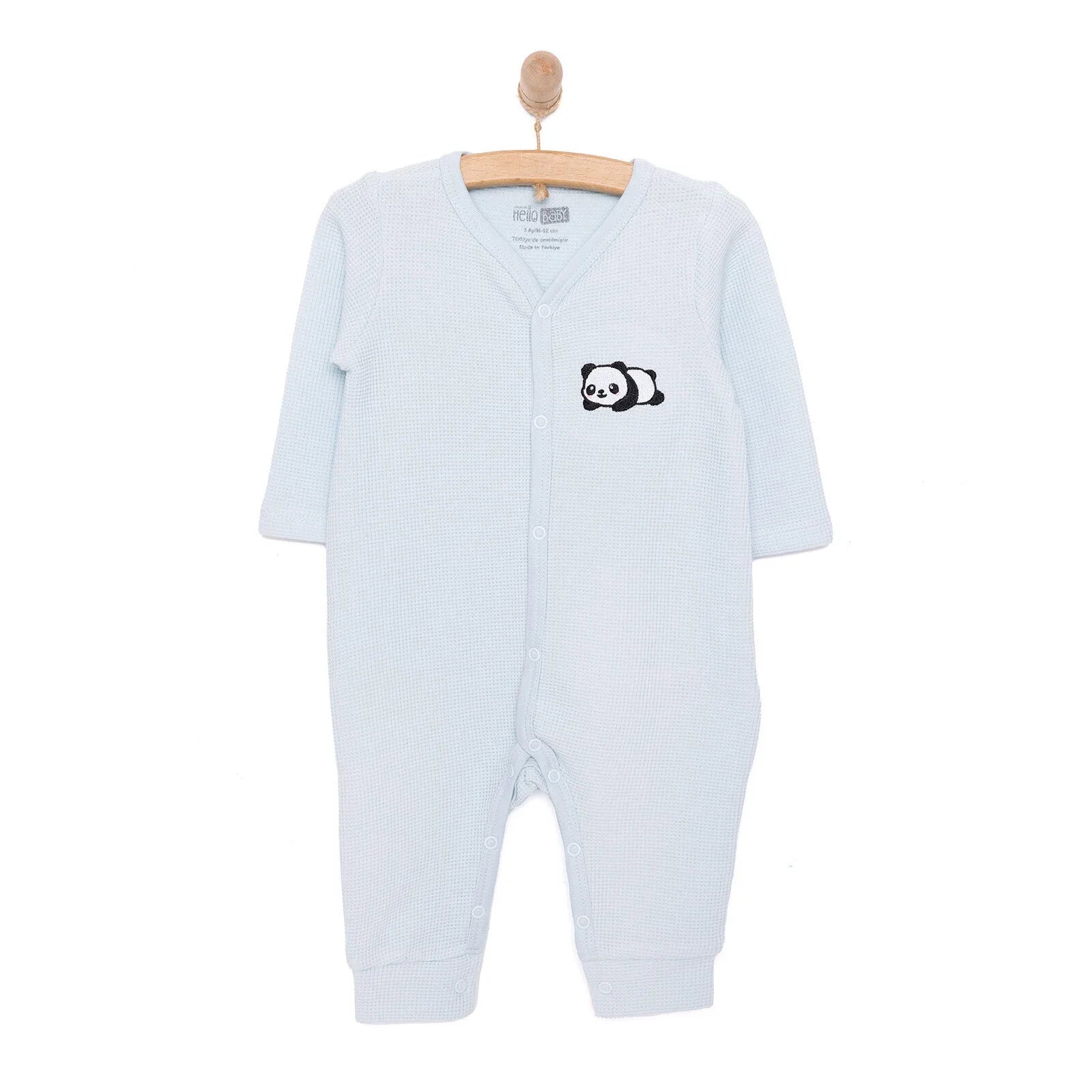 HelloBaby Newborn Baby Boy Jumpsuit - Light Blue