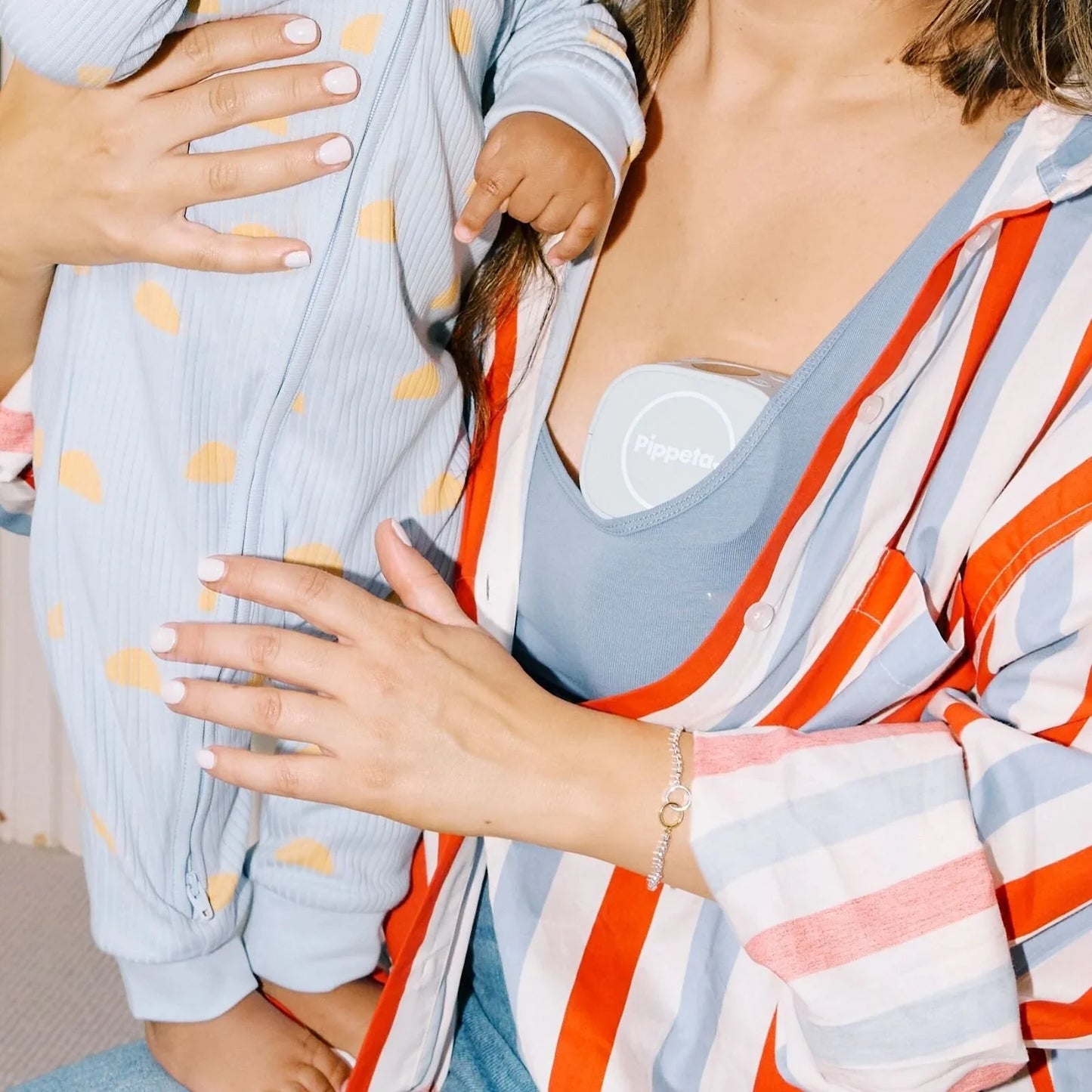 Pippeta Wearable Electric Breast Pump - Sea Salt