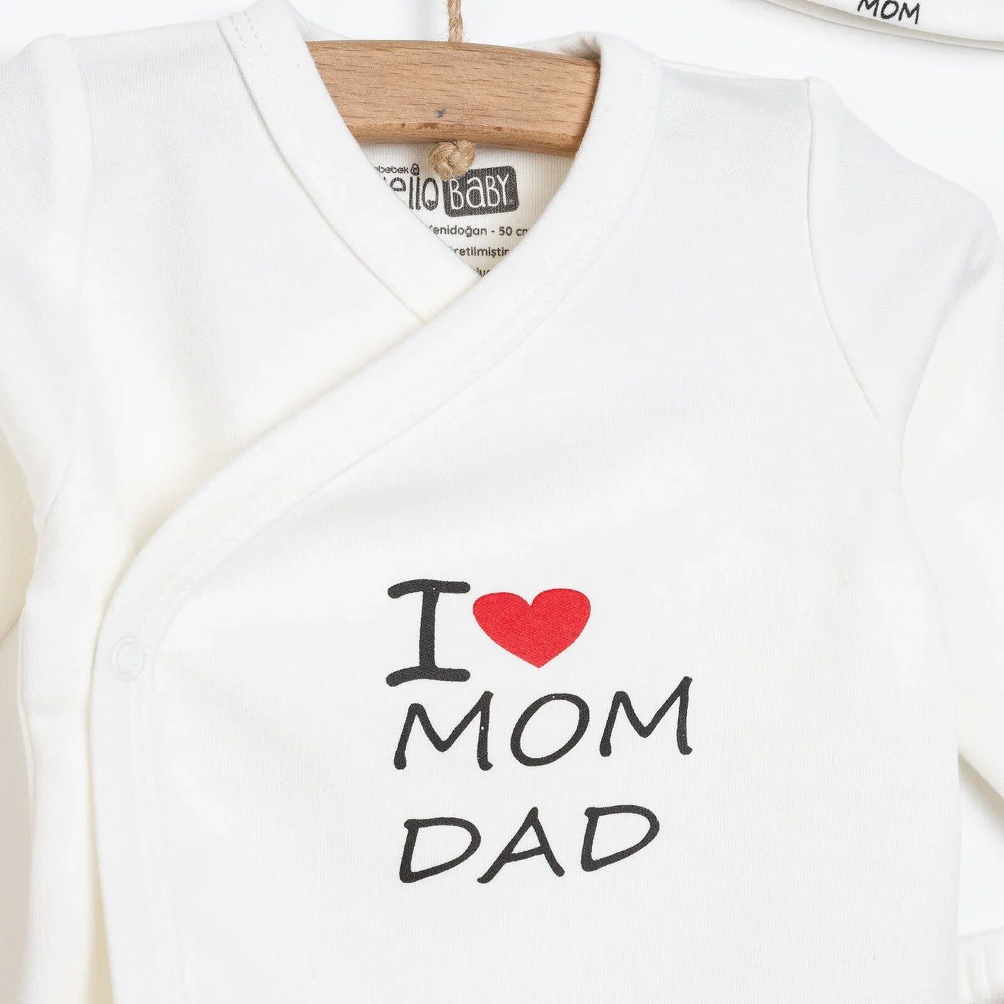 HelloBaby Newborn Hospital Starter Pack 10 pcs - Ecru