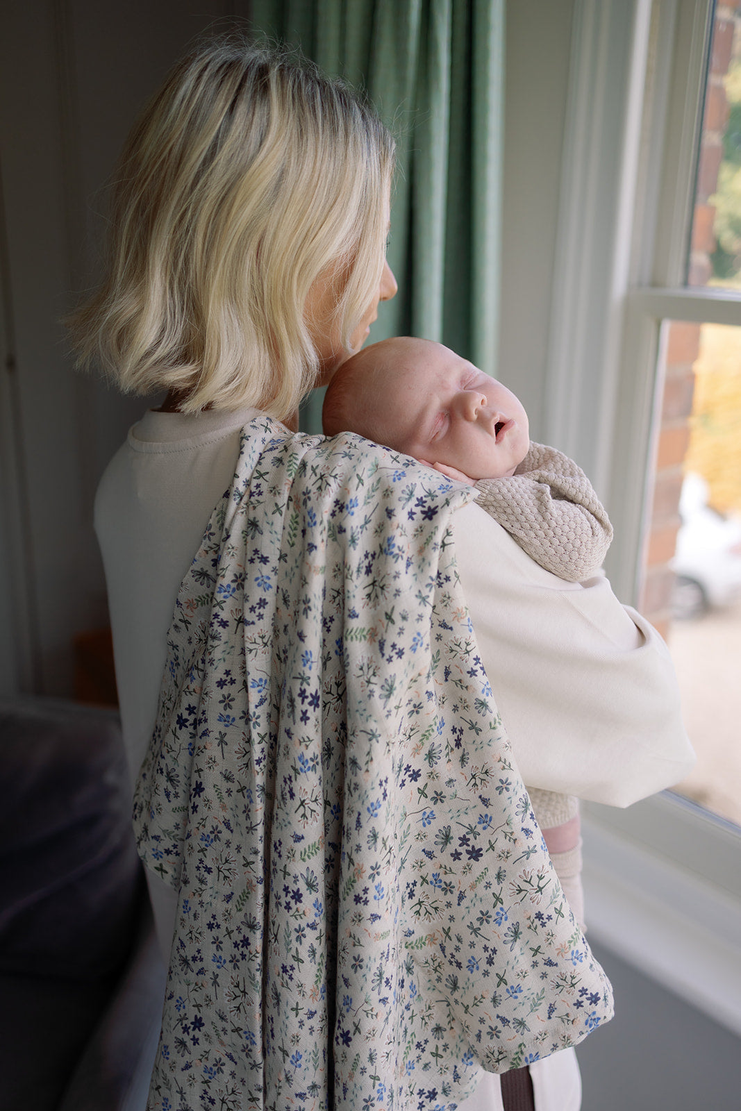 Wildflower Large Swaddle Muslin