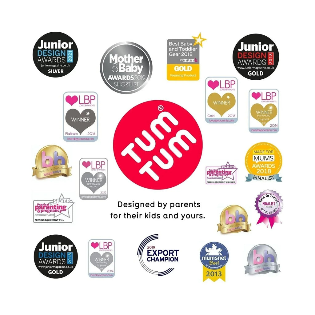 TUM TUM Thermal Food Flask with Magnetic Spork - Felicity Fox