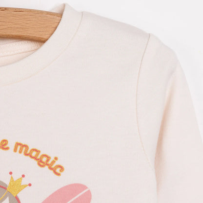 HelloBaby  Baby Girl  Long Sleeve Pyjamas Set - Ecru