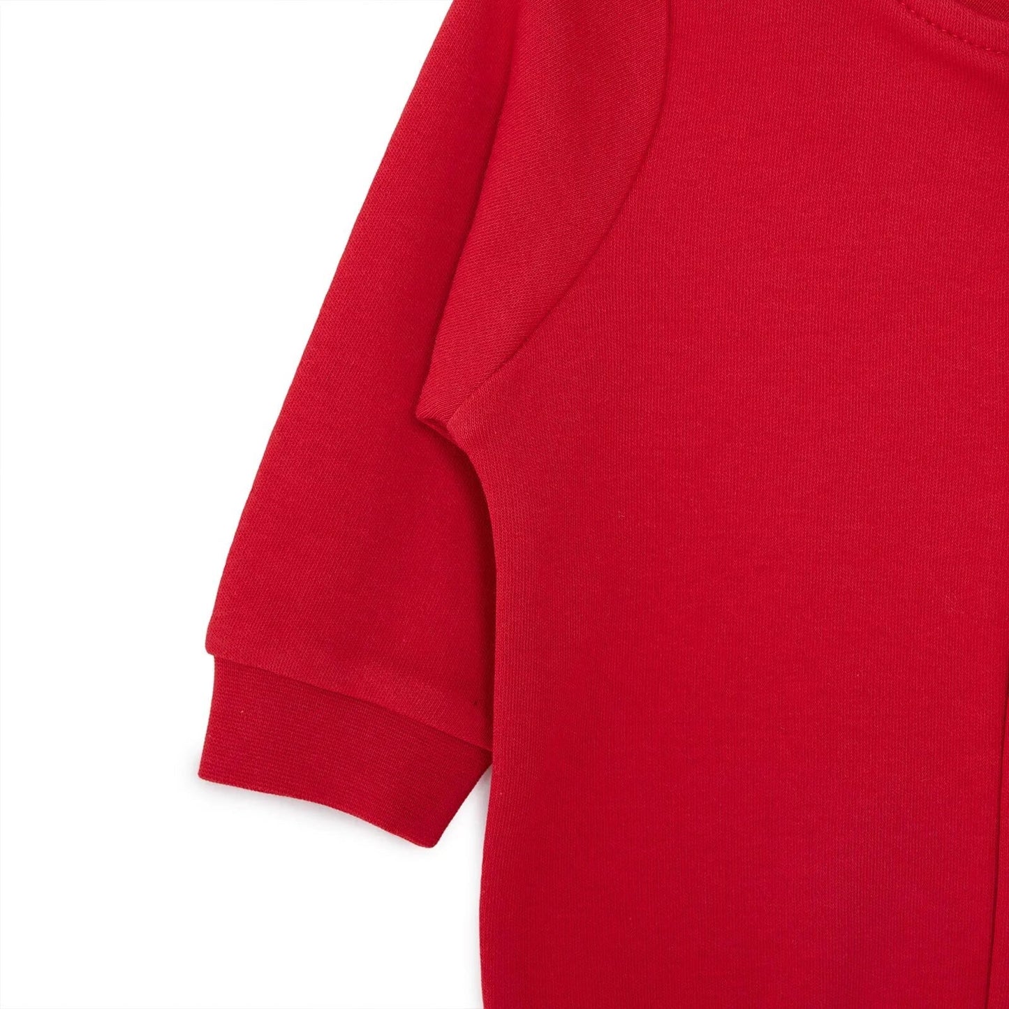 HelloBaby Basic Rib Cardigan - Red