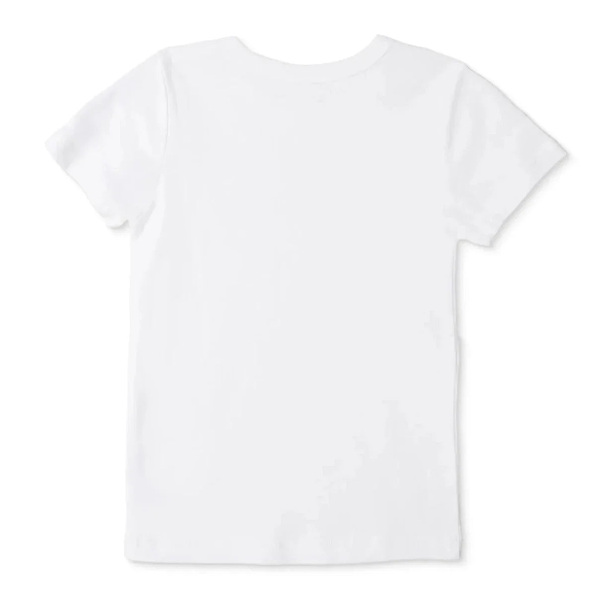 HelloBaby Unisex Undershirt Crew Neck Short Sleeve - White