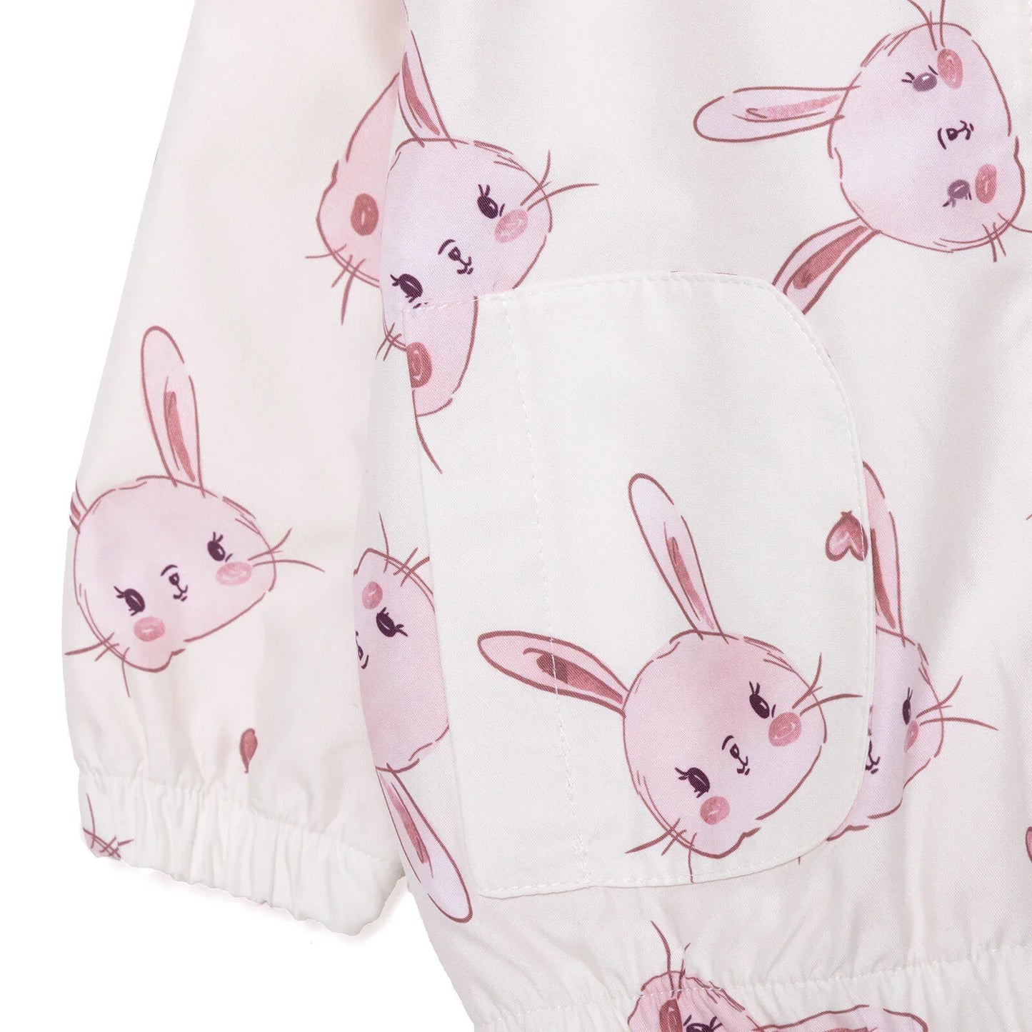 Midimod Girl Raincoat - Ecru