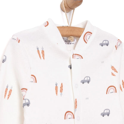 HelloBaby Newborn Jumpsuit - Beige