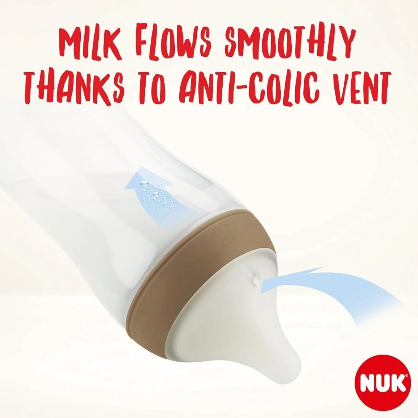 NUK Anti-Colic Perfect Match Starter Set Pack of 7 - Rainbow