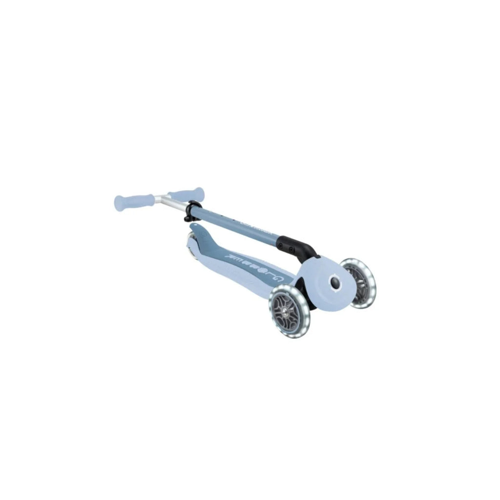 Globber Go Up Active Lights Eco Scooter - Blueberry