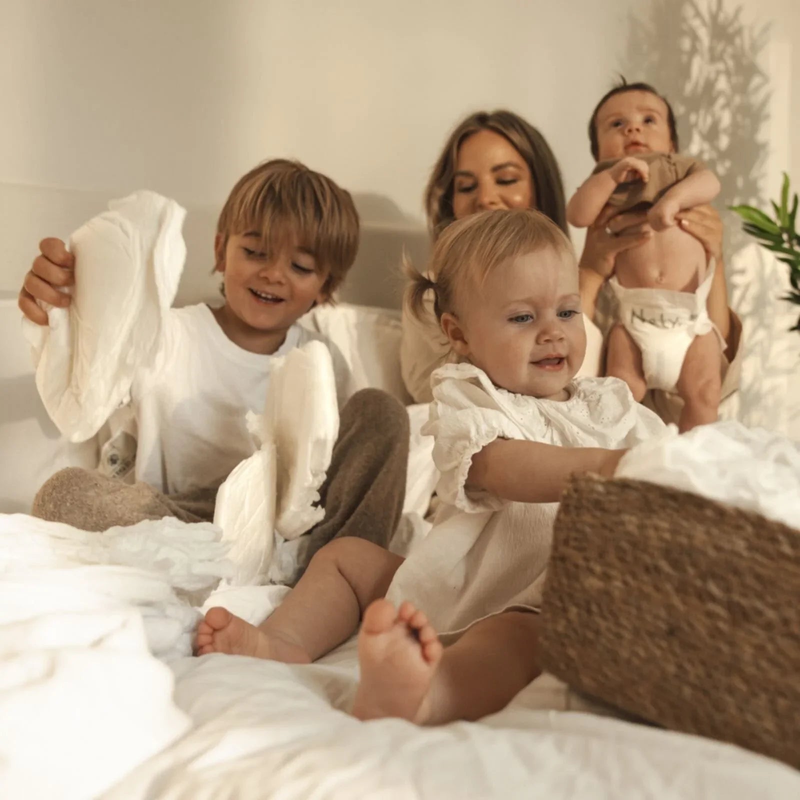 Naty Bamboo Viscose Baby Nappies Size 7 - 18 nappies