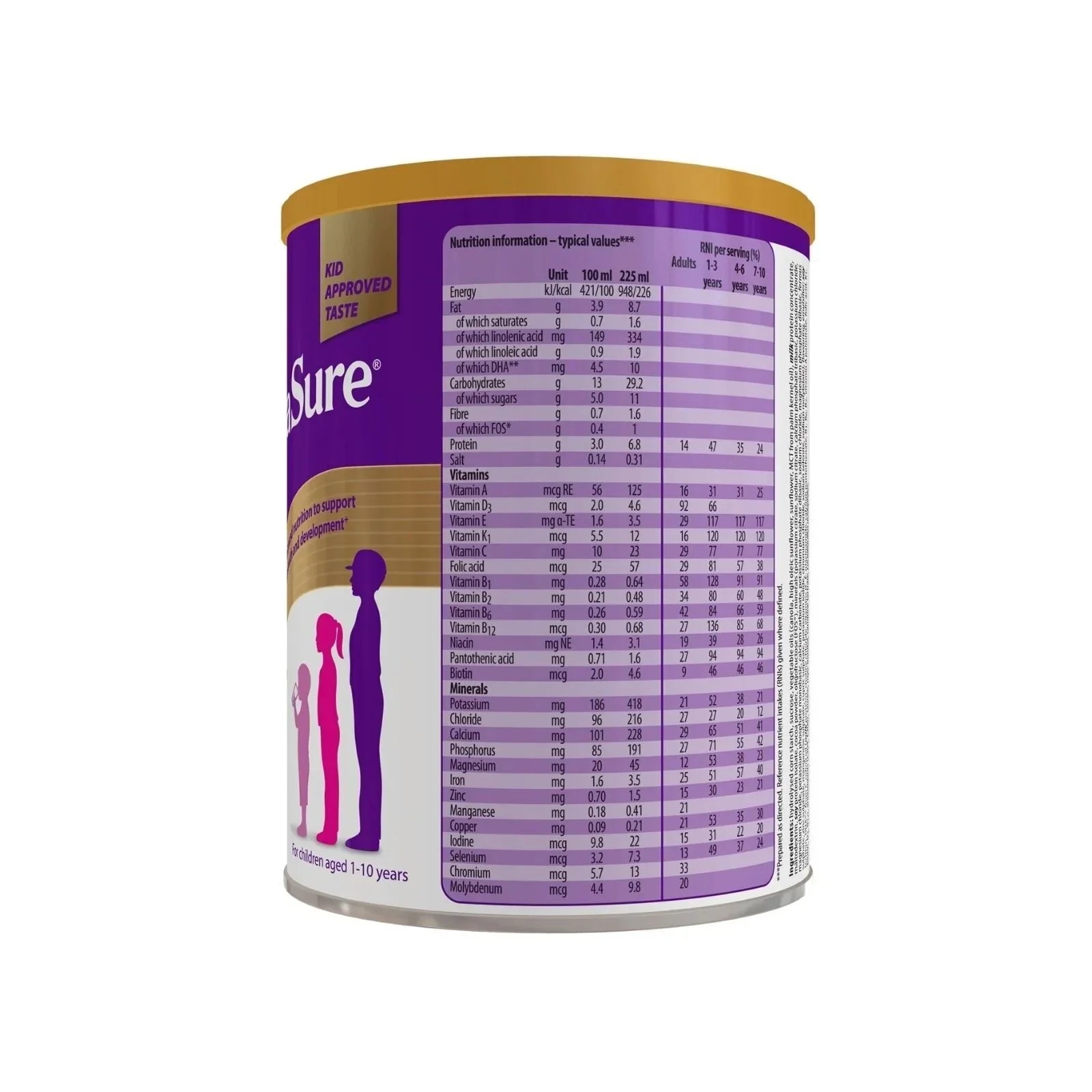 PaediaSure Shake Chocolate Flavoured Nutritional Supplement Powder for Kids 850g