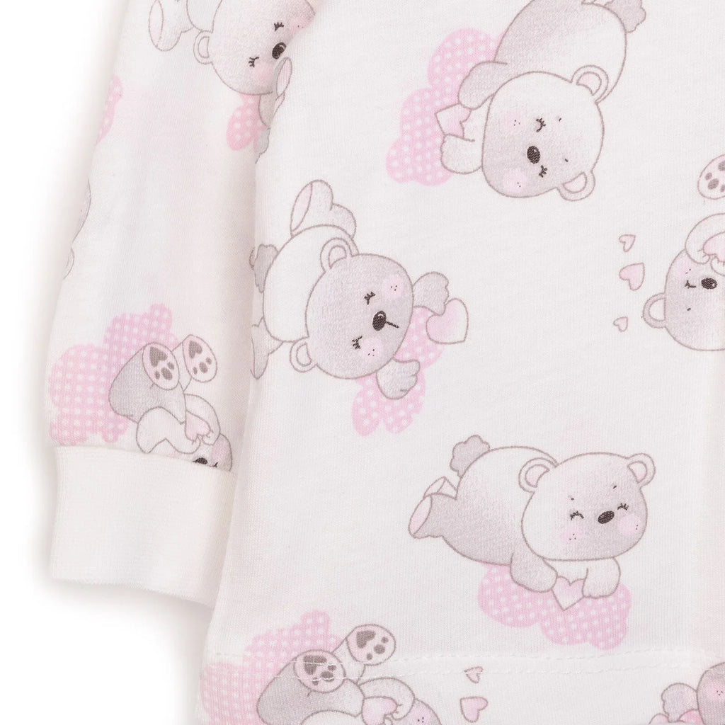 HelloBaby Baby Girl Long Sleeve Pyjamas Set - White