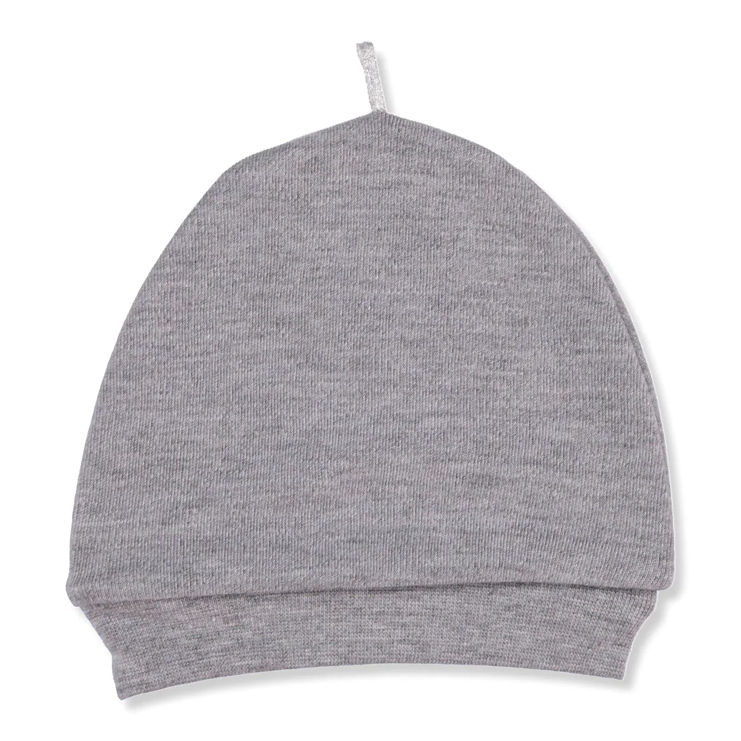 HelloBaby Newborn Basic Hat - Grey Melange