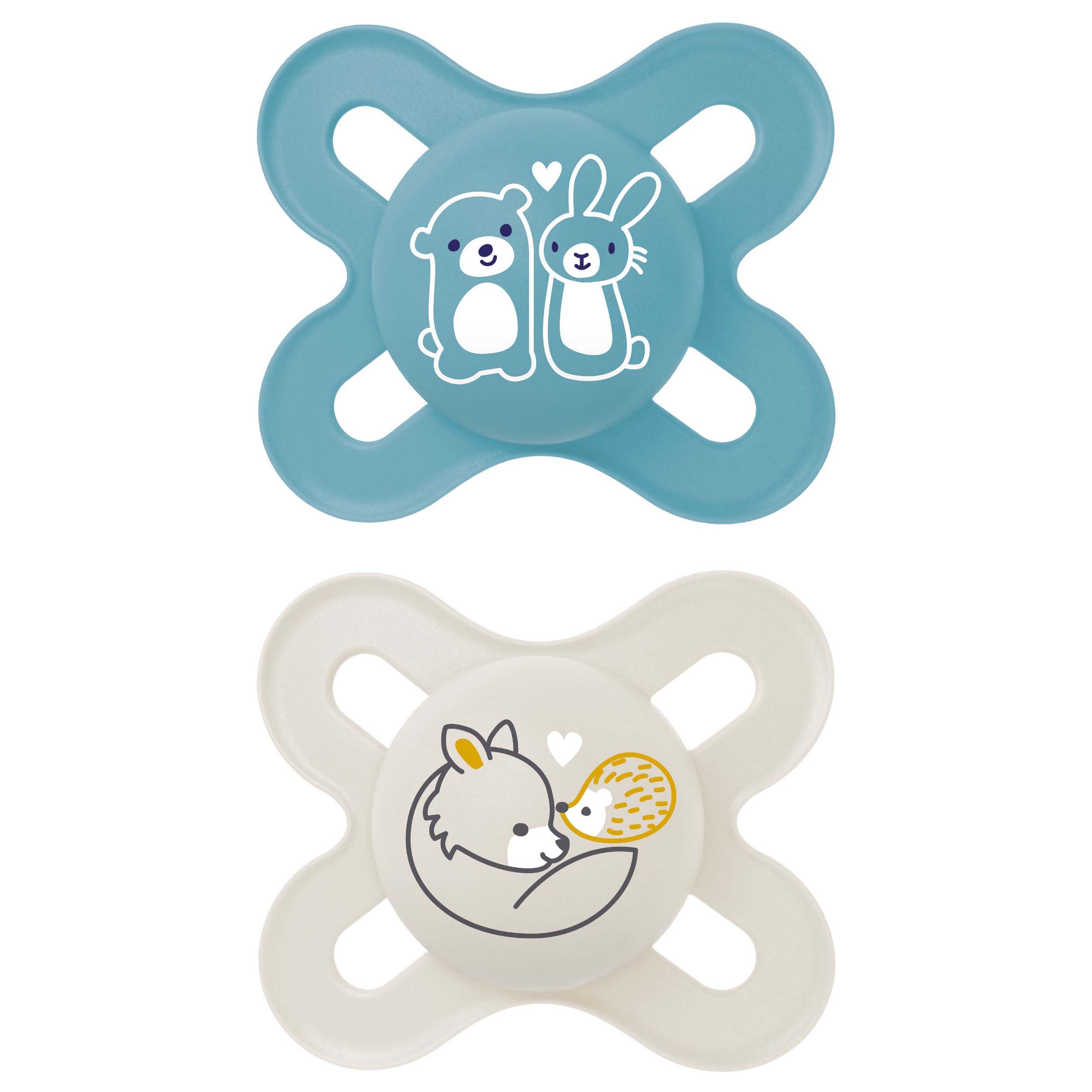 MAM Start Soother [0-2 Months] - Blue (Pack of 2)