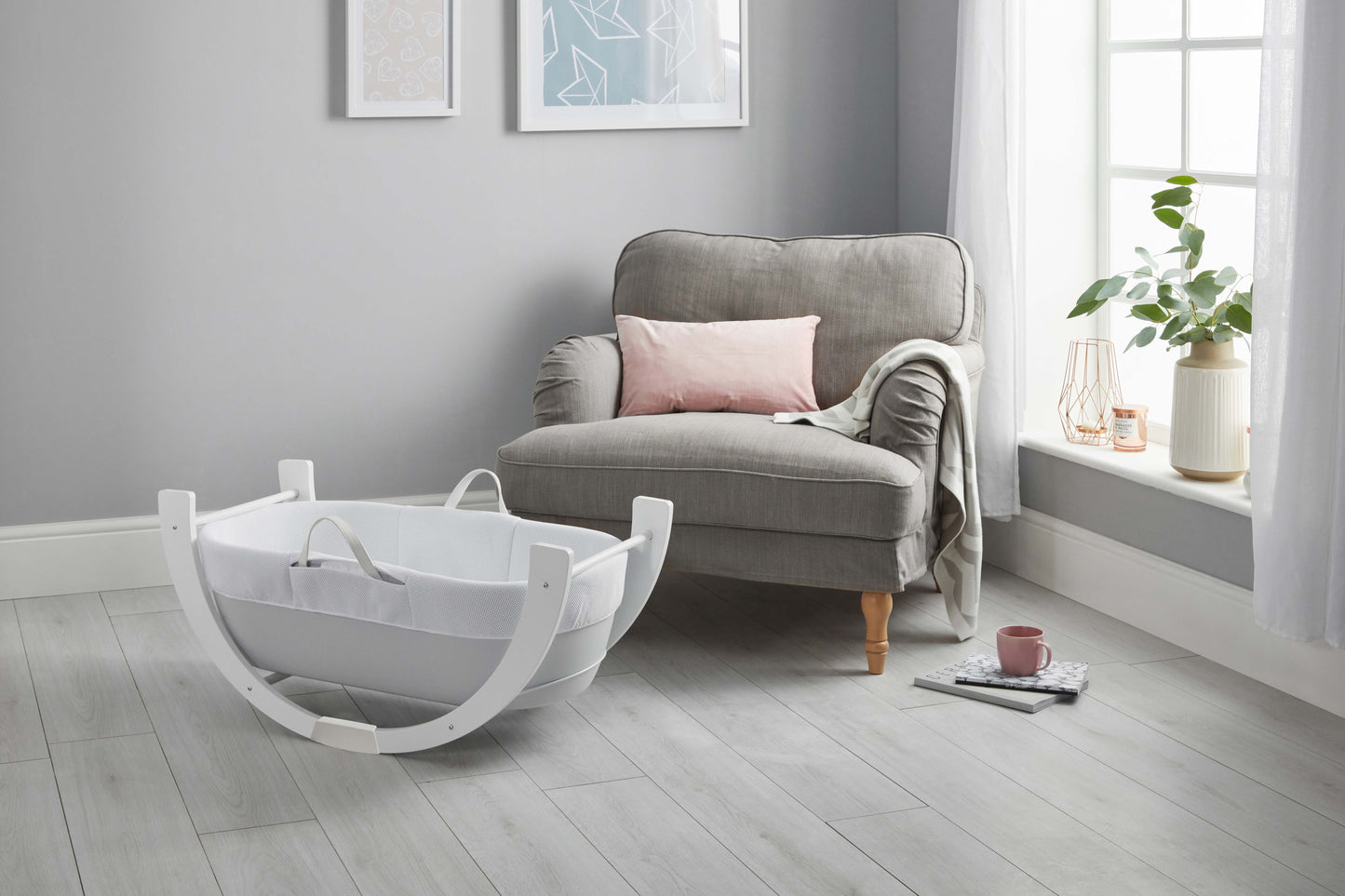 Shnuggle Dreami Baby Sleeper (Pebble Grey Base)