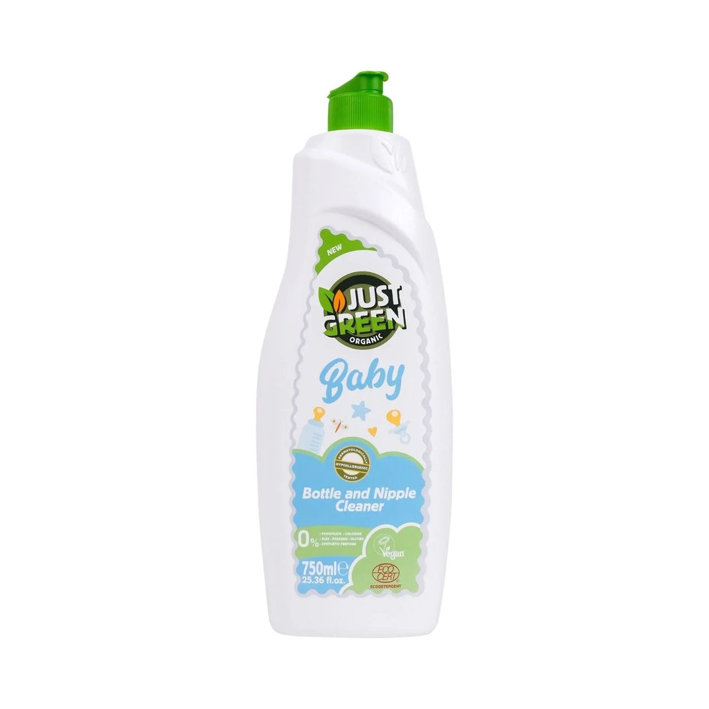 Just Green Organic Baby Bottle & Nipple Cleaner 750ml