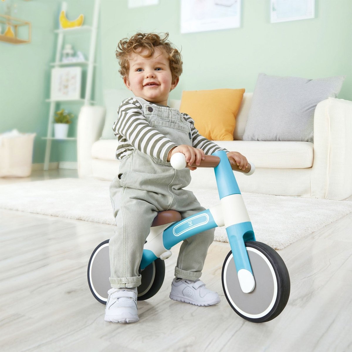 Hape First Ride Toddler Balance Bike, Blue