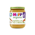 HiPP Organic Vegetables with Rice & Chicken Baby Food Jar 6+ months 125g