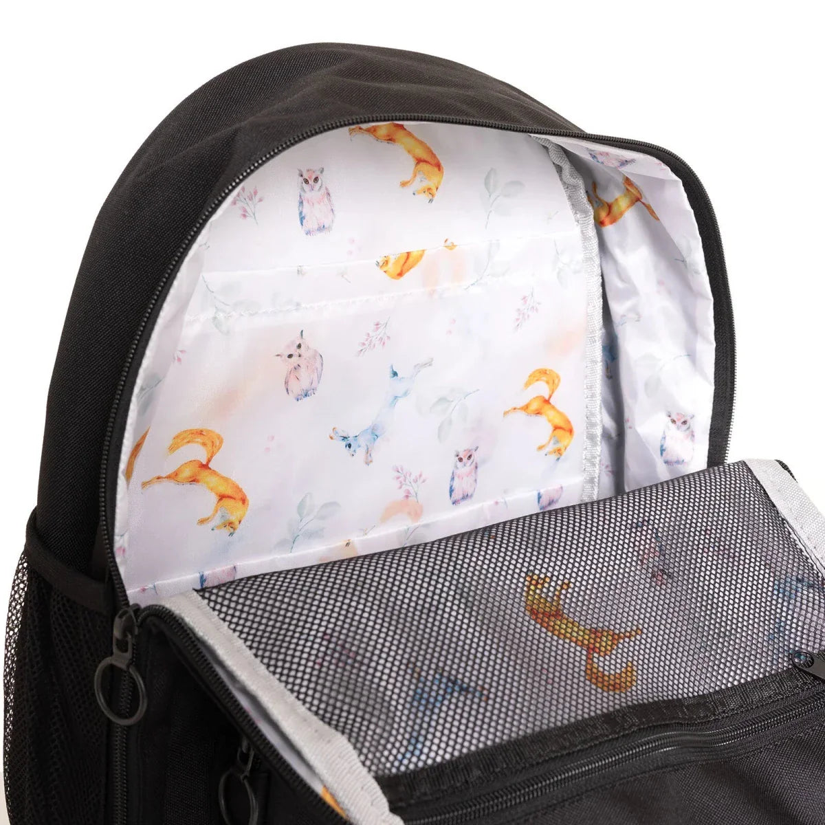 Baby Mom Unisex Canvas Backpack - Black