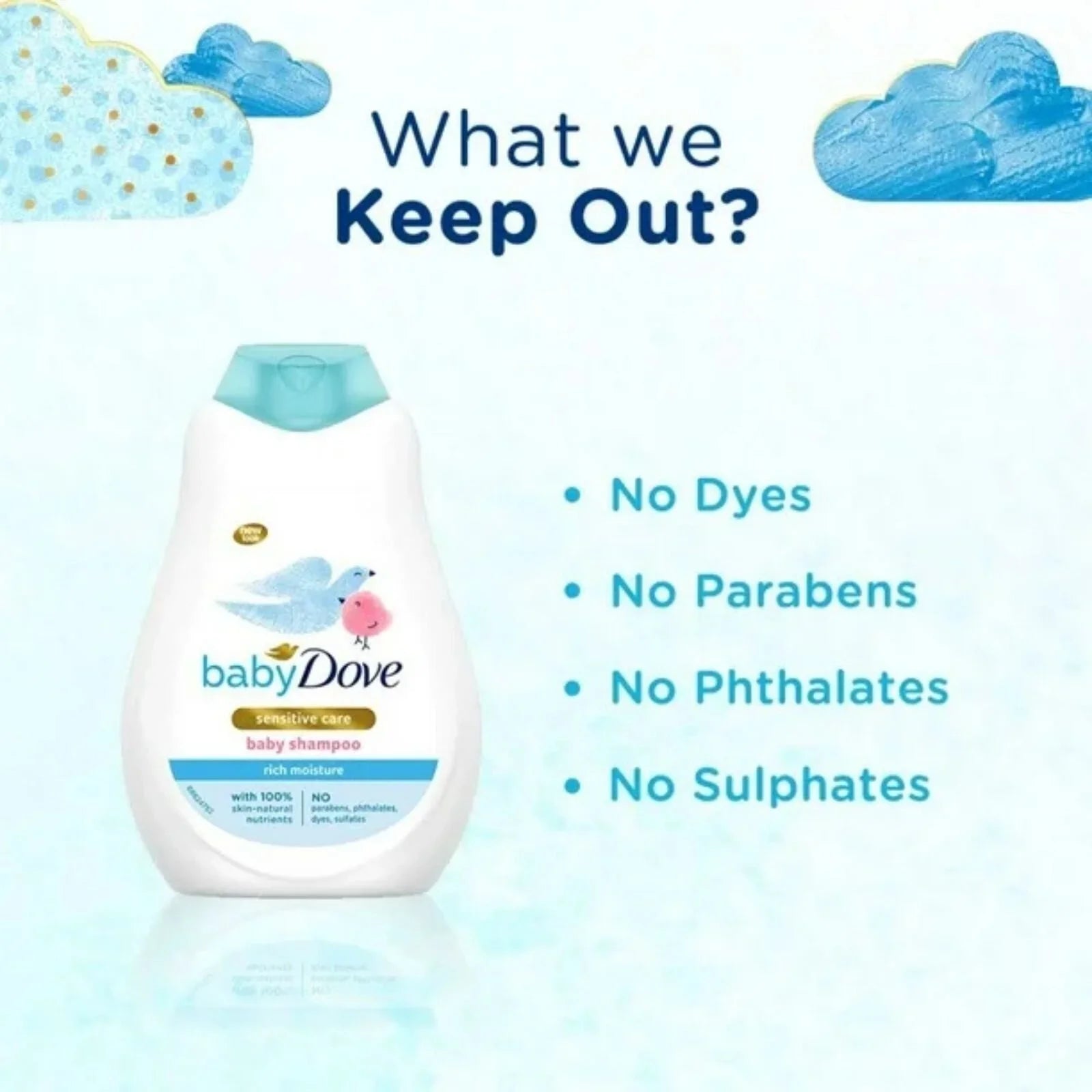 Dove Baby Rich Moisture Baby Shampoo 400ml